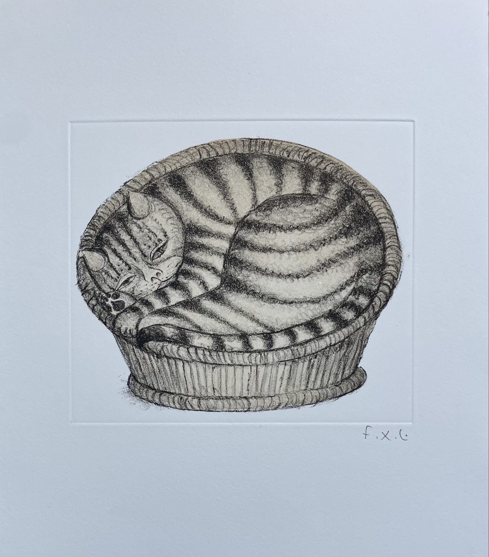 Gravure « Le Chat » de François-Xavier Lalanne – Édition Limitée, Signée et Exclusive