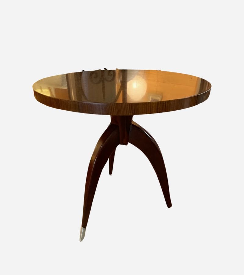 Guéridon de Style Art Déco en Palissandre – Circa 1950