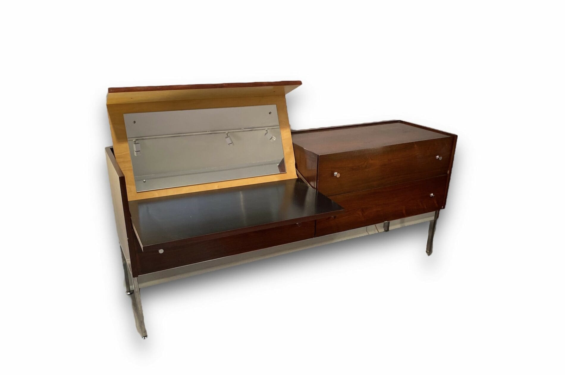 Enfilade – Coiffeuse « Mirabelle » par Joseph André Motte – Édition Charron (1963)