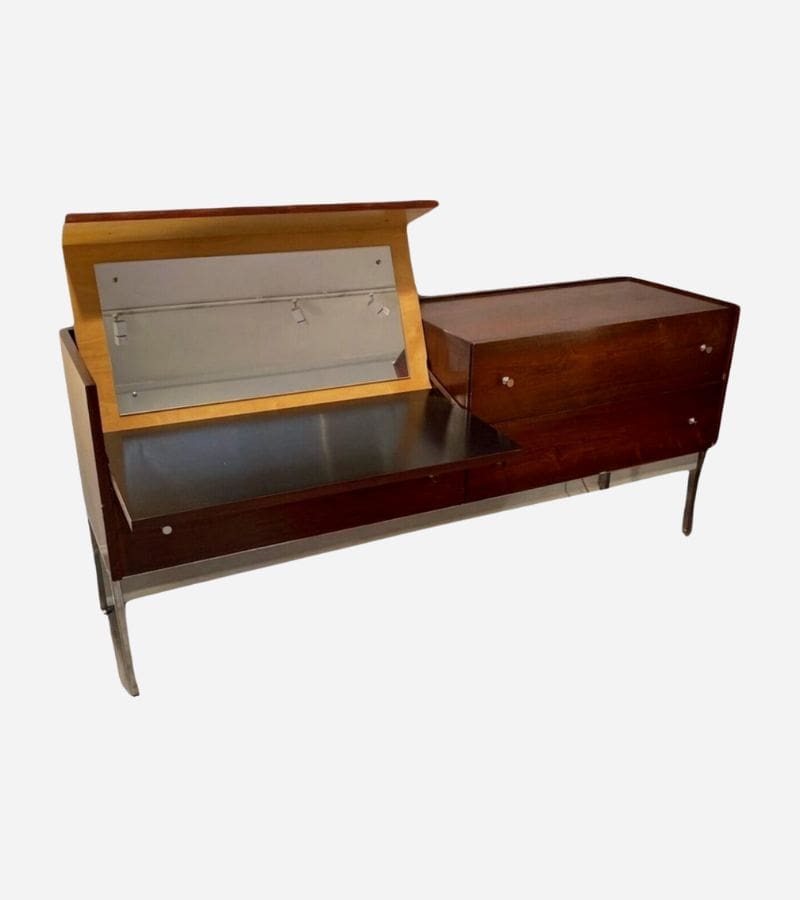 Enfilade – Coiffeuse « Mirabelle » par Joseph André Motte – Édition Charron (1963)