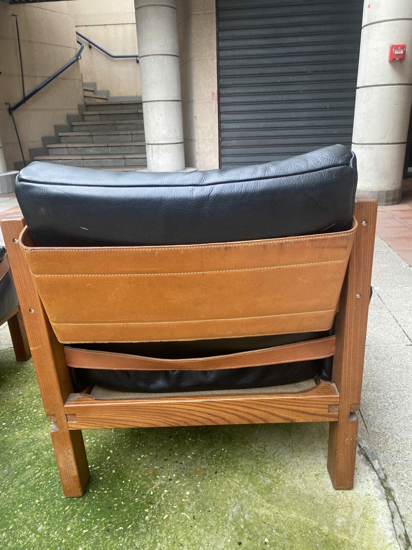 Fauteuils Design Pierre Chapo S15 en Orme et Cuir