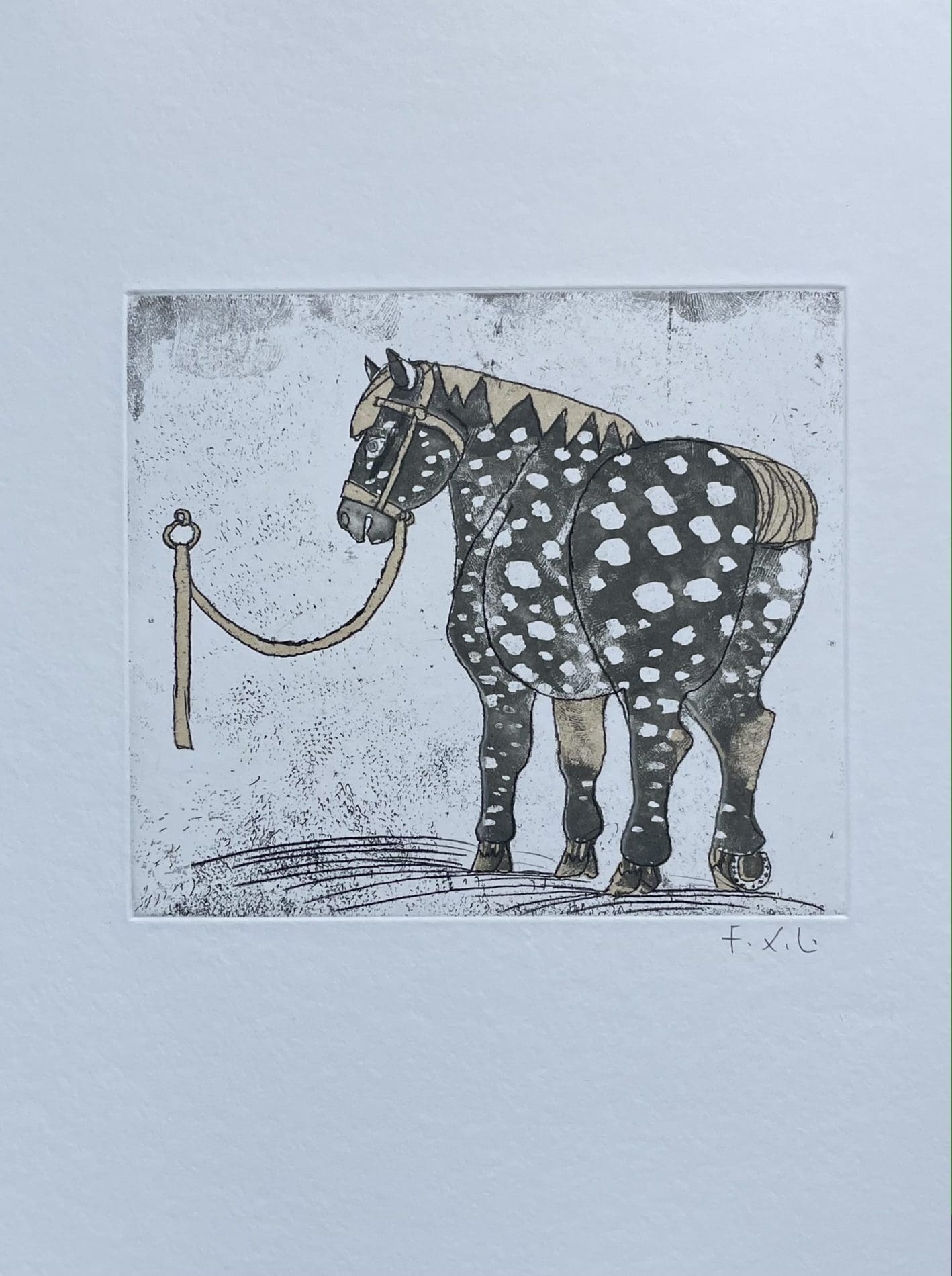 François-Xavier Lalanne « Le Cheval » 2004 – Gravure Originale Signée, Édition Limitée