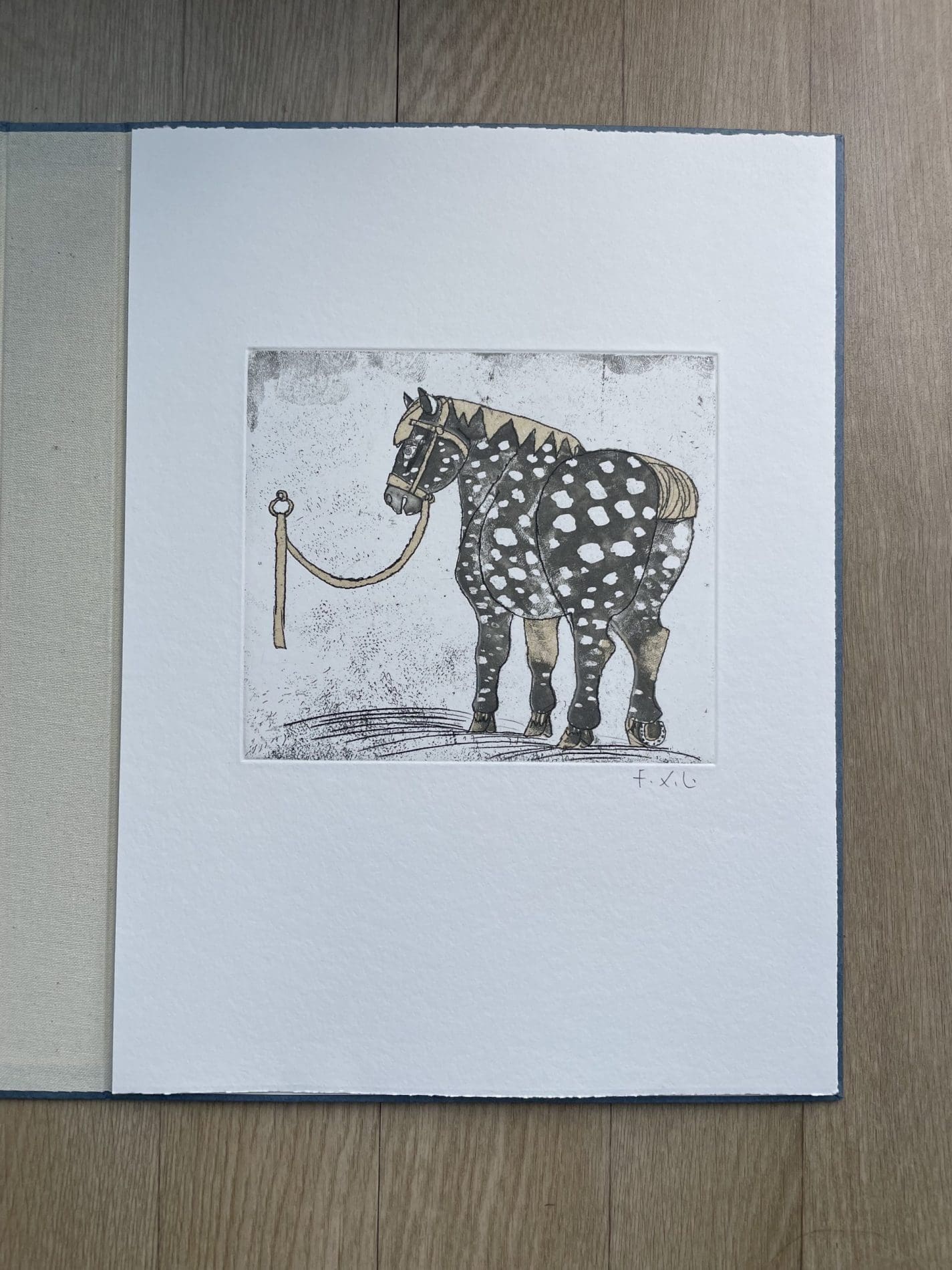 François-Xavier Lalanne « Le Cheval » 2004 – Gravure Originale Signée, Édition Limitée