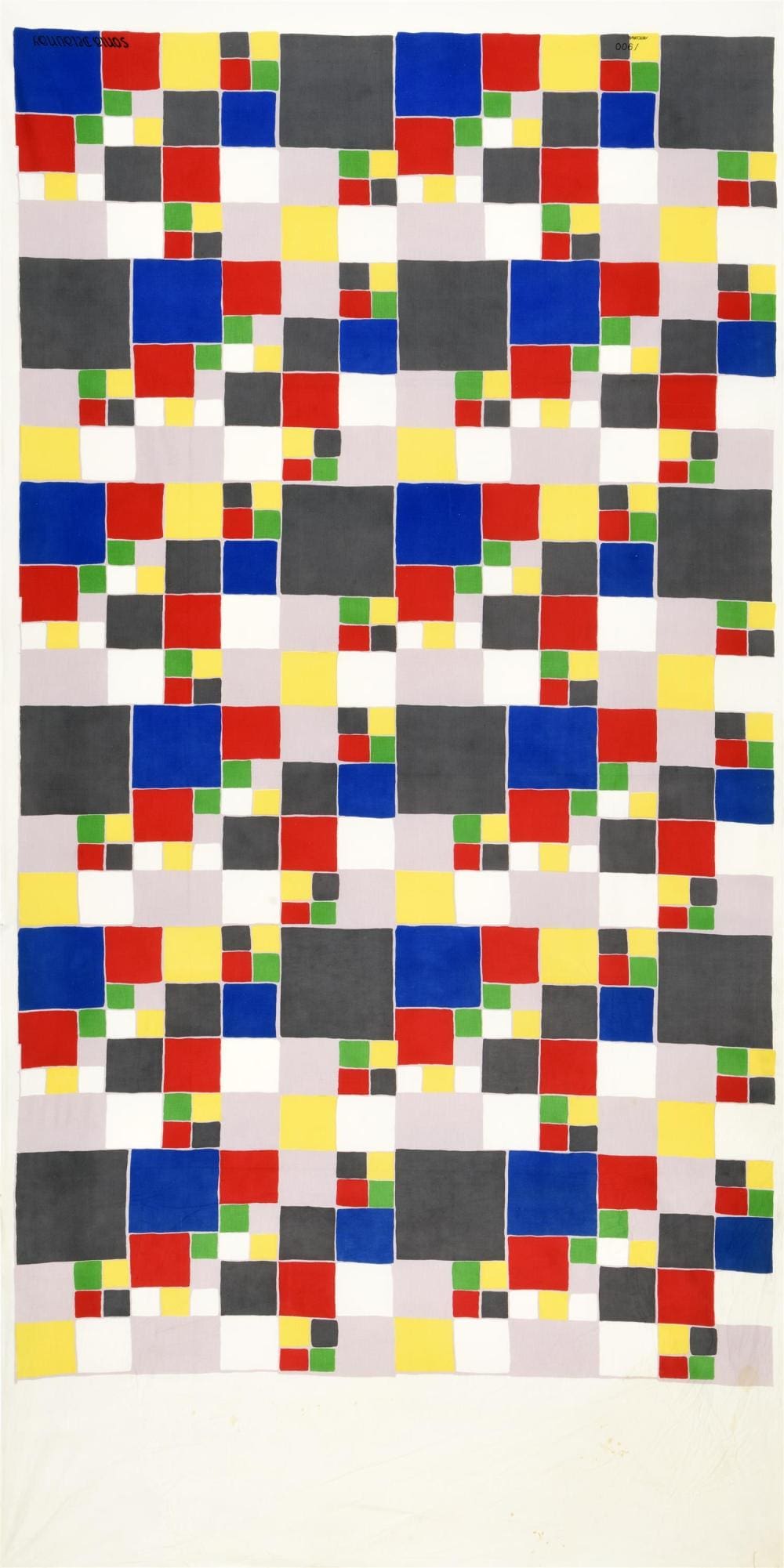Sonia Delaunay – Polychrome de carrés Artcurial