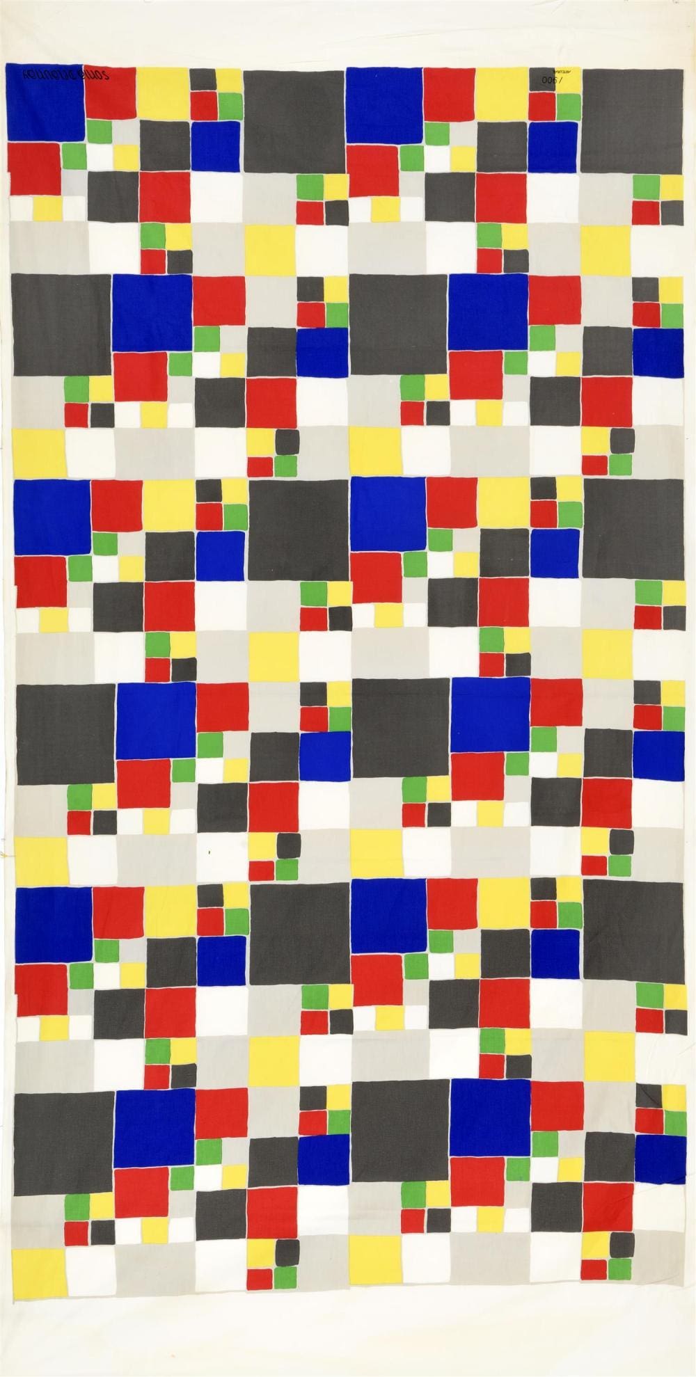 Sonia Delaunay – Polychrome de carrés Artcurial