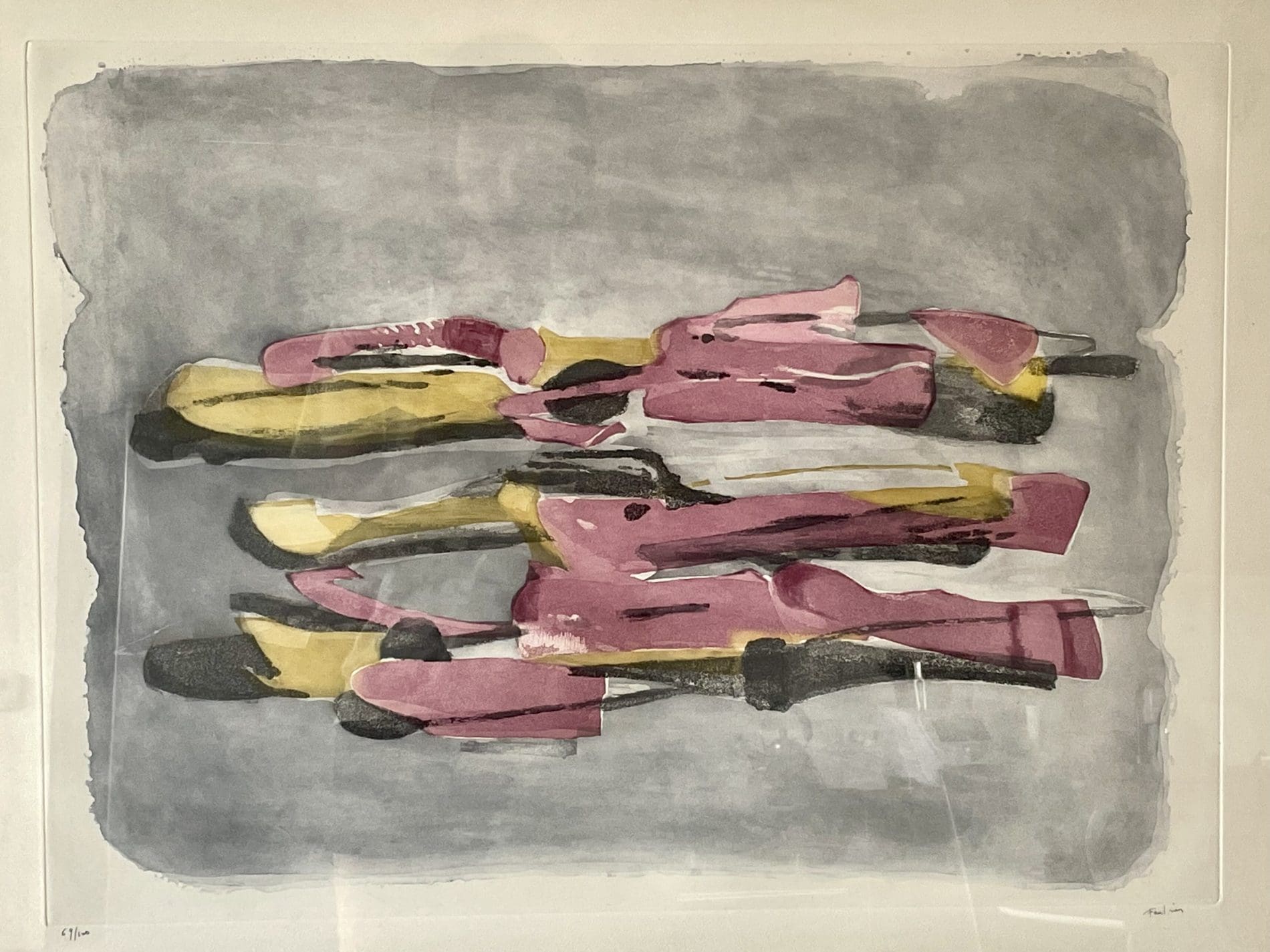 « Paysage labouré » de Jean Fautrier – Aquatinte d’Exception Signée