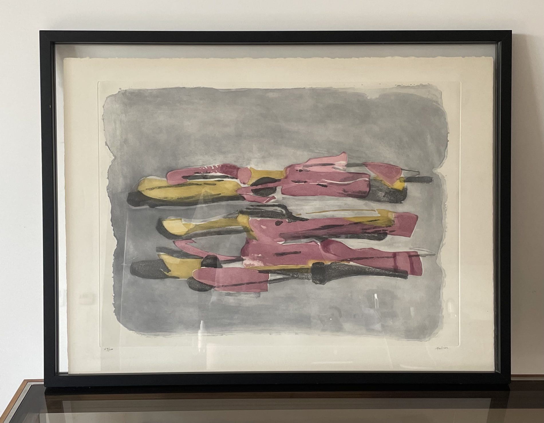 « Paysage labouré » de Jean Fautrier – Aquatinte d’Exception Signée