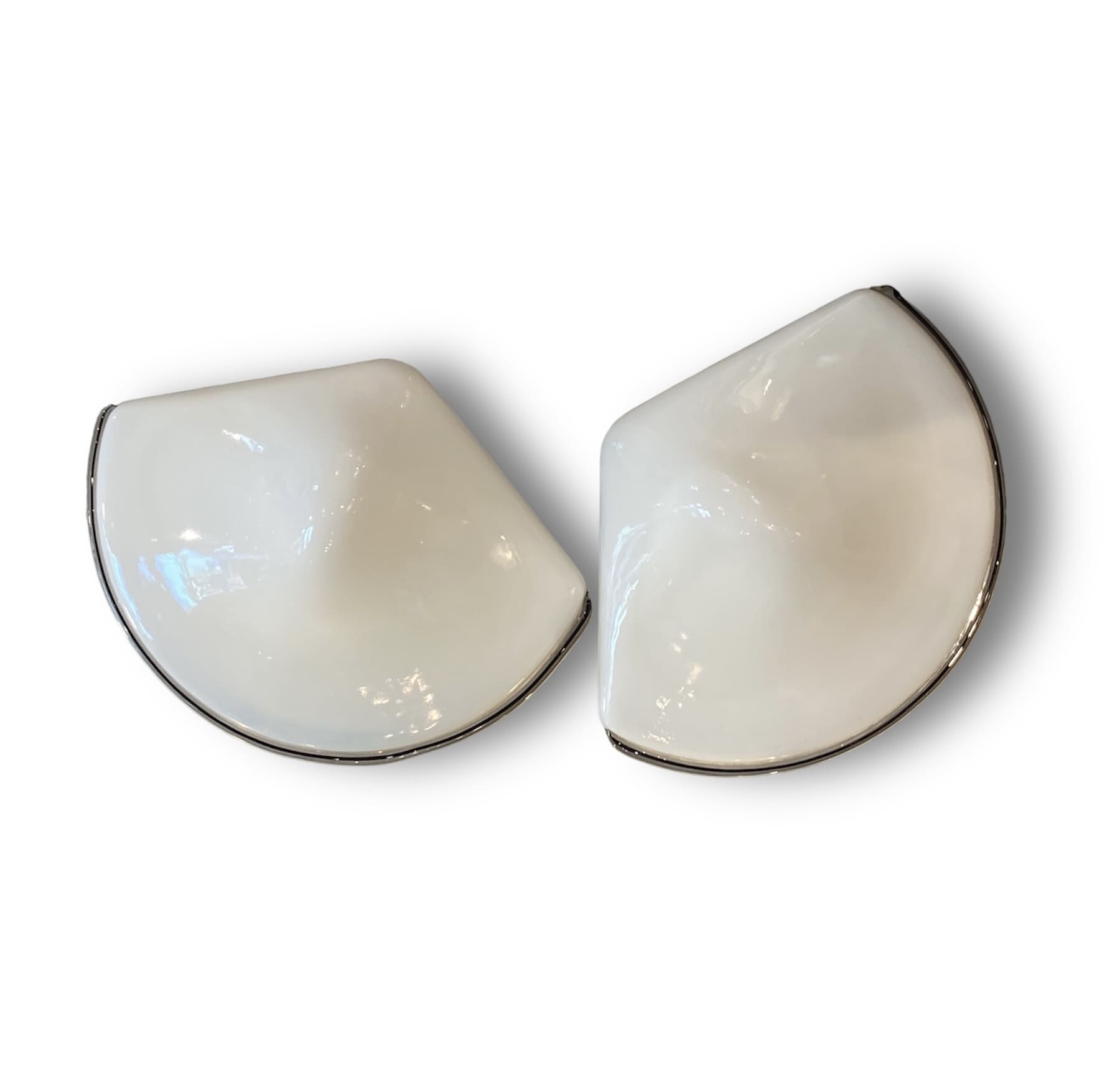 Paire d’appliques en verre de Murano