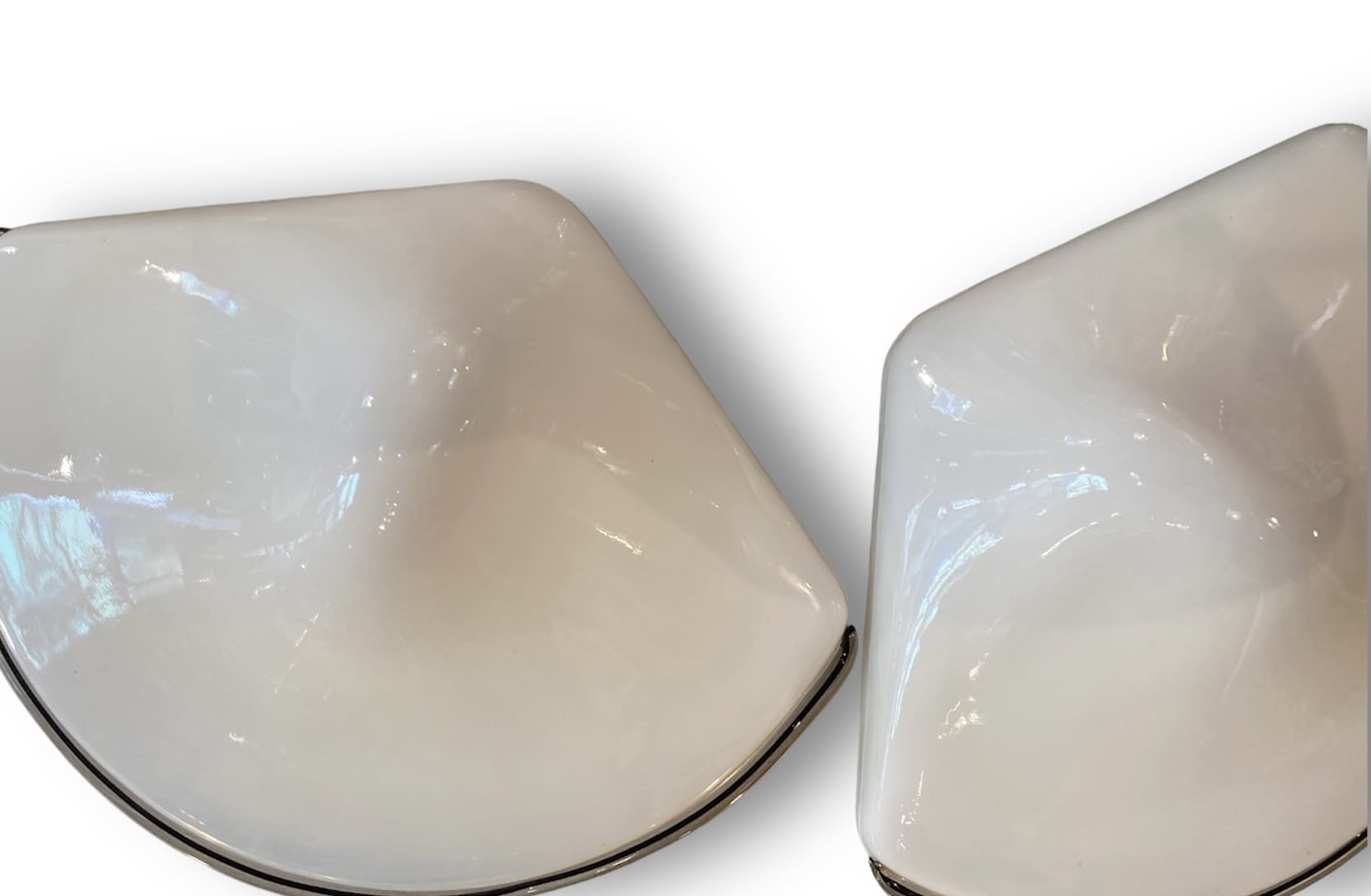 Paire d’appliques en verre de Murano