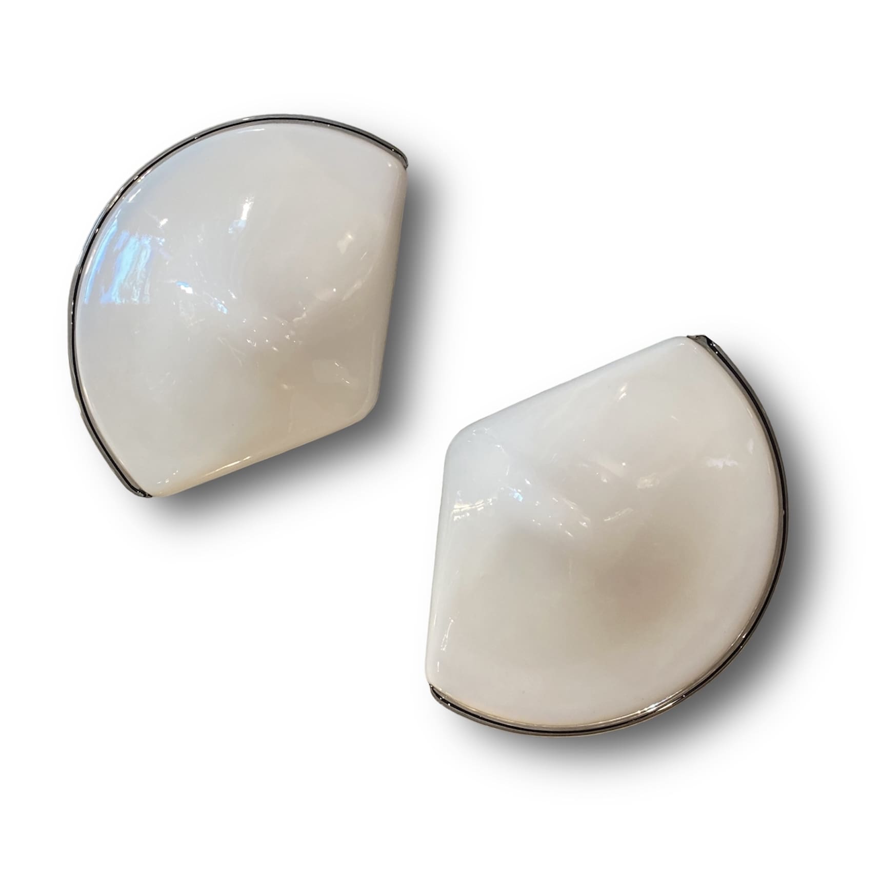 Paire d’appliques en verre de Murano
