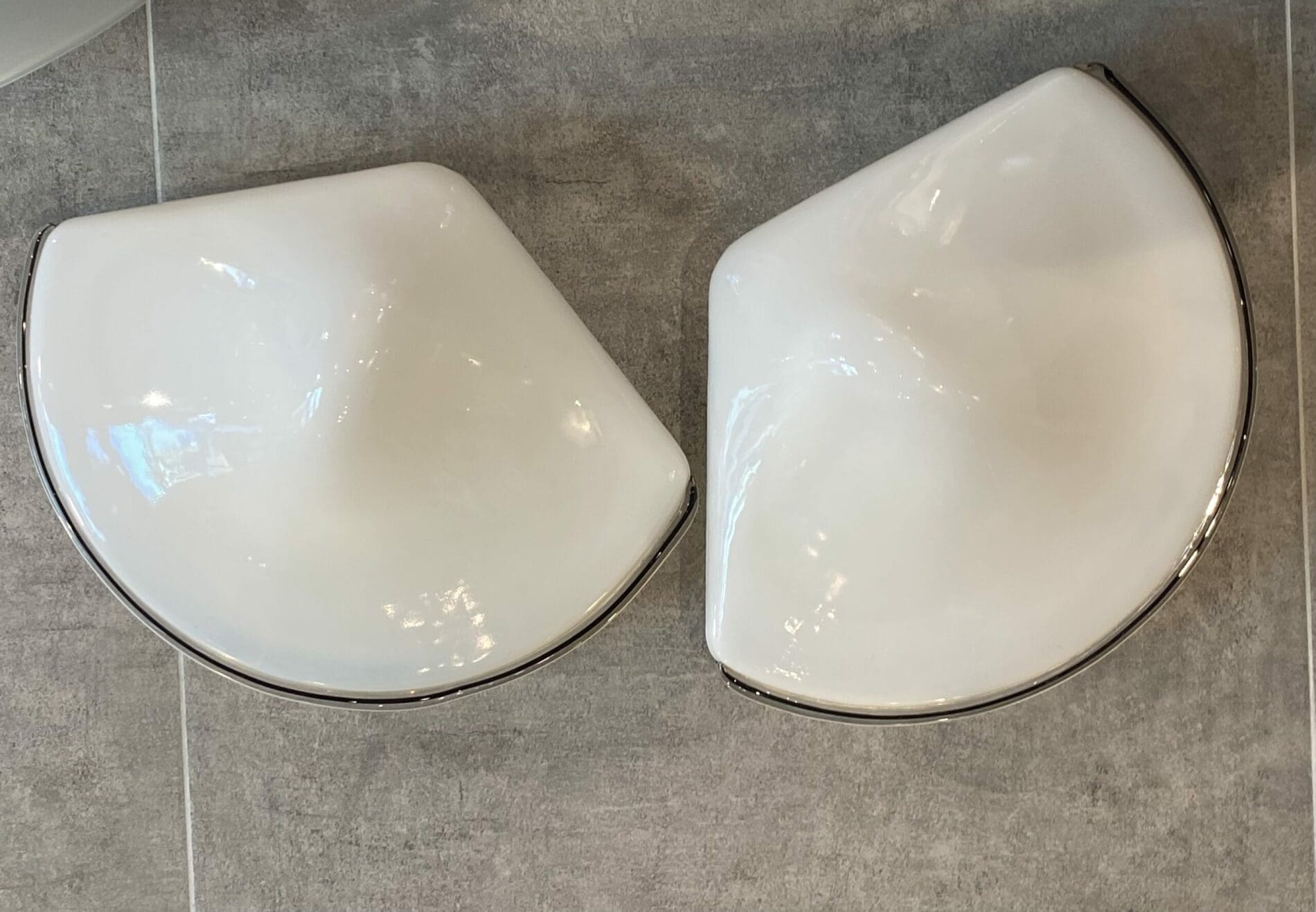 Paire d’appliques en verre de Murano