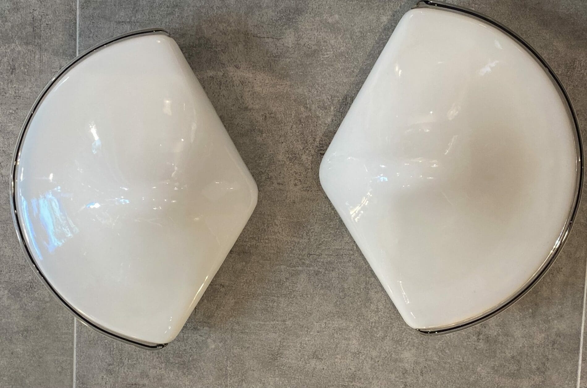 Paire d’appliques en verre de Murano