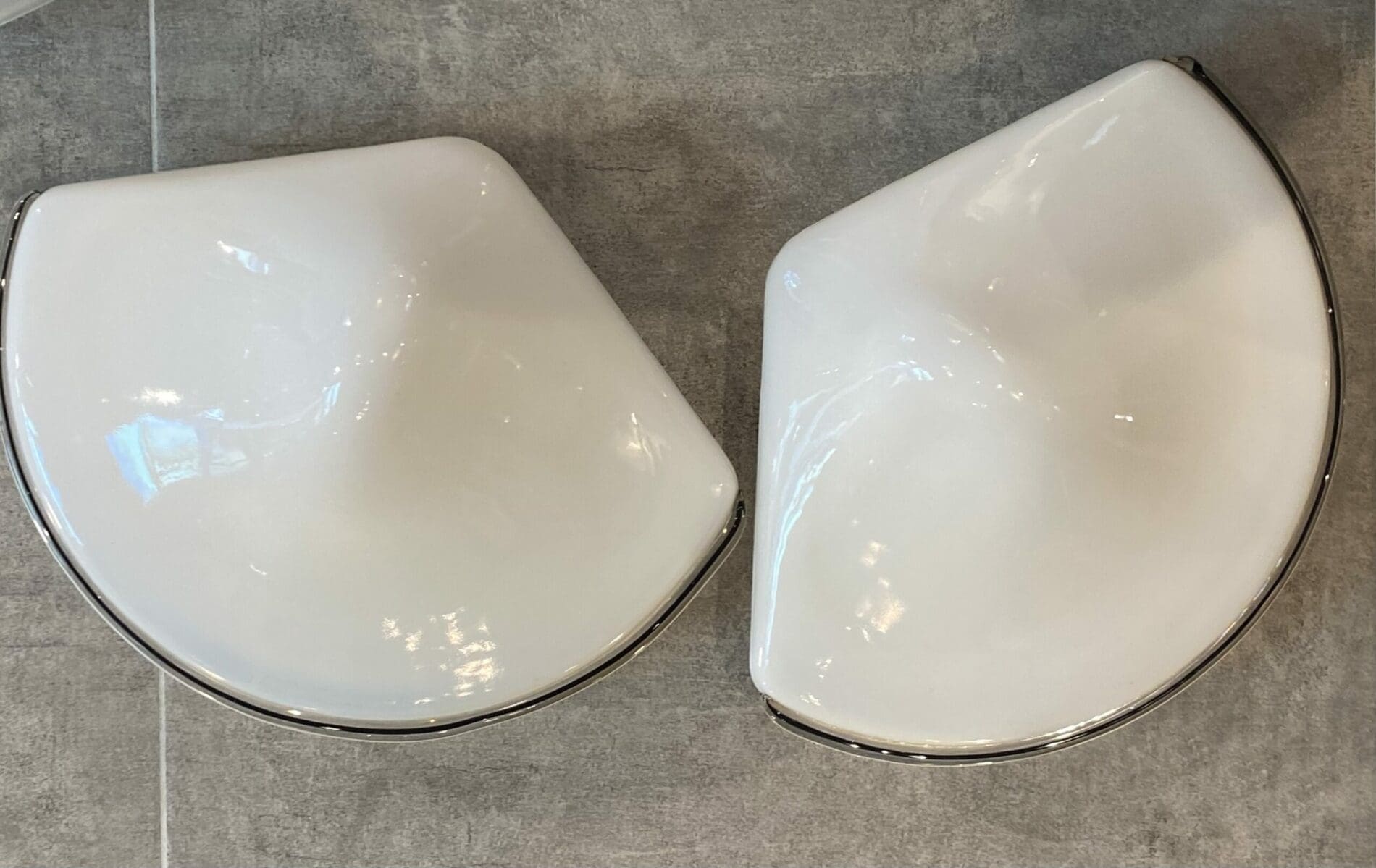 Paire d’appliques en verre de Murano