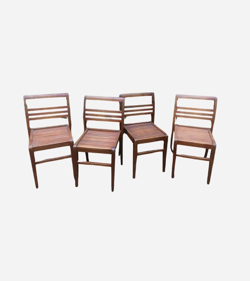 René Gabriel – Suite de 4 chaises