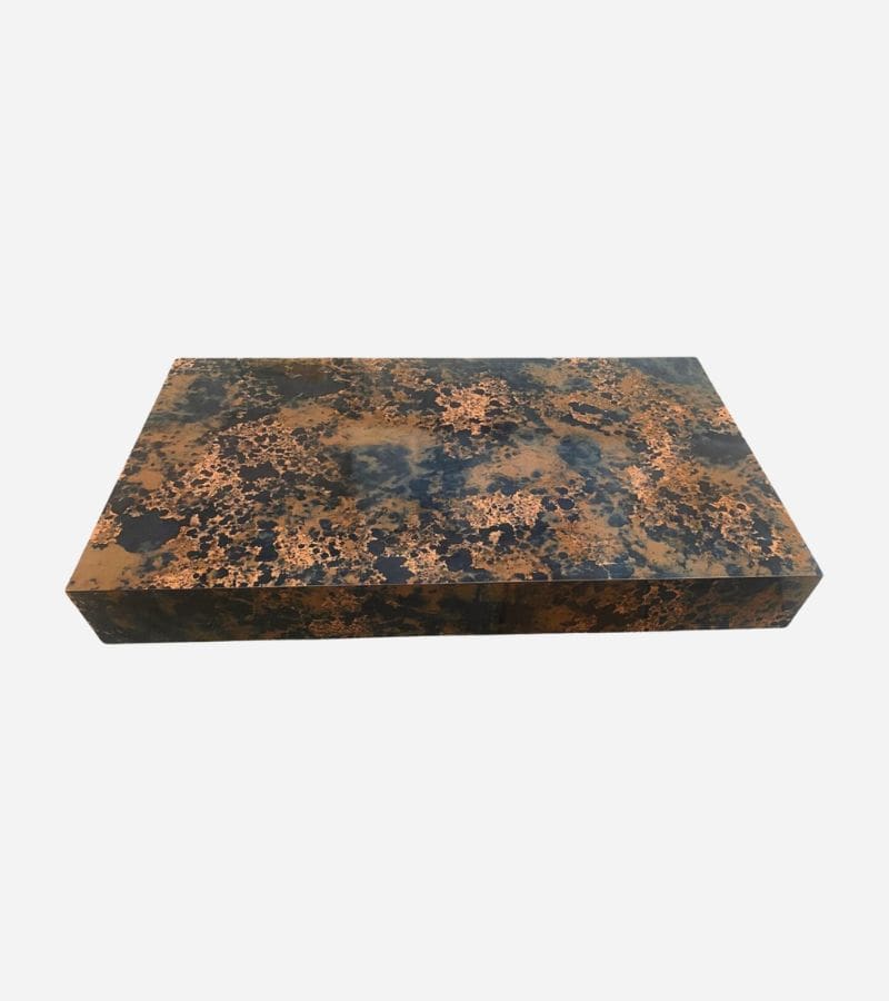 Table Basse « Éruption Solaire » de Guy Lefevre – Roche Bobois 1975 – 120×70,5×32,5 cm en Mélaminé Mordoré