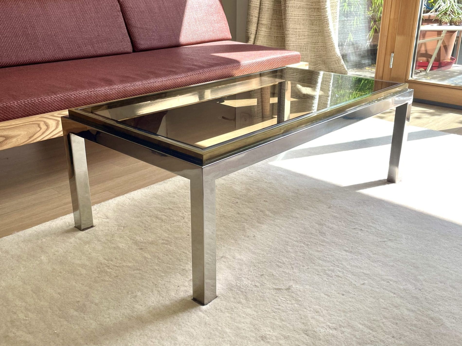 Table Basse « Flaminia » de Willy Rizzo – Occasion