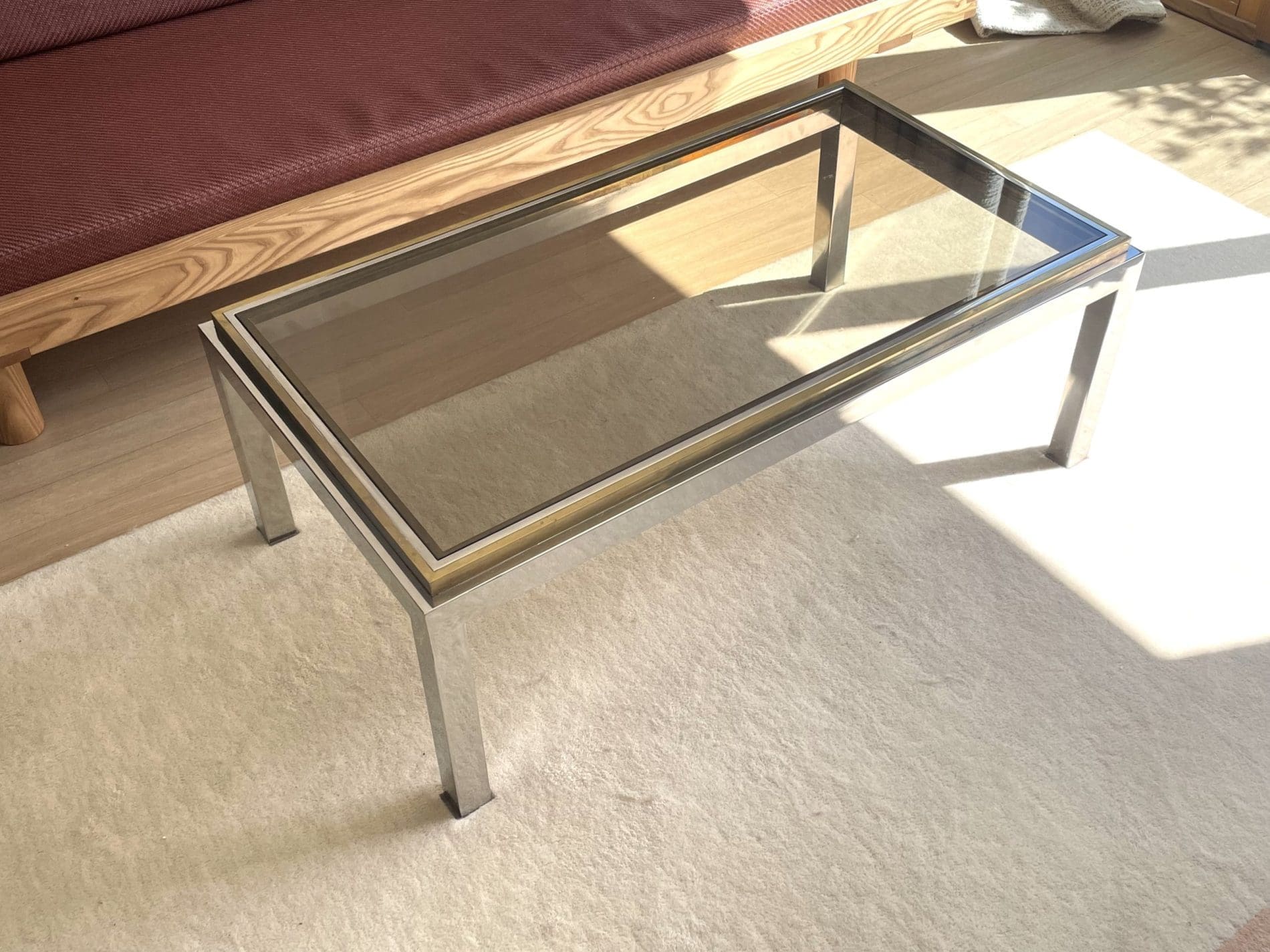 Table Basse « Flaminia » de Willy Rizzo – Occasion