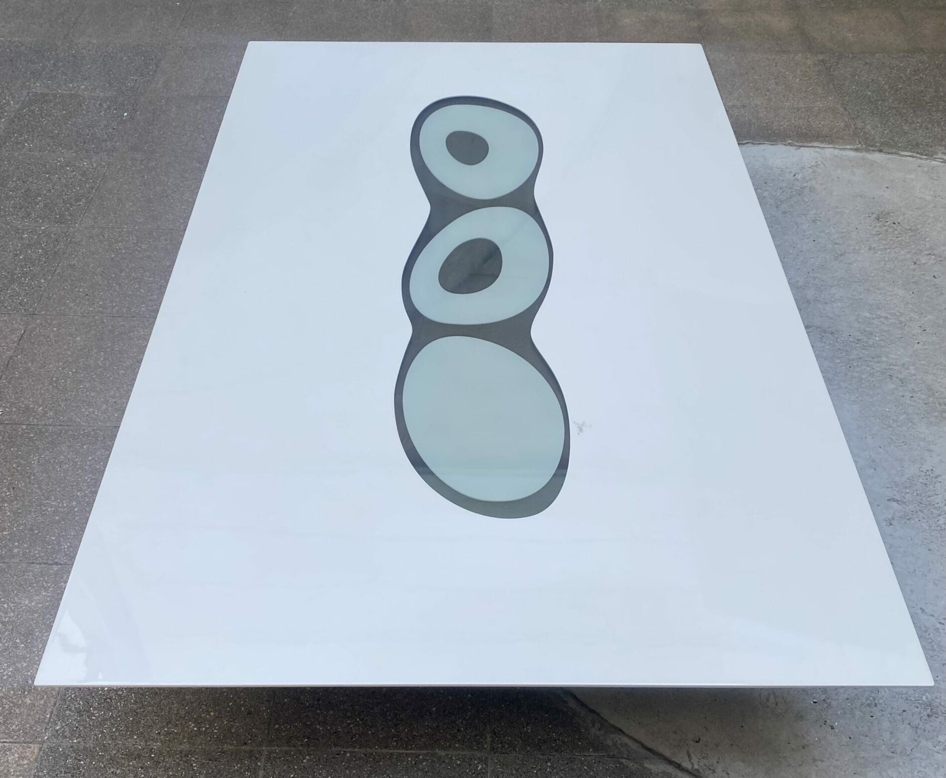 Table Basse Lumineuse Saazs Blanche en Édition Limitée