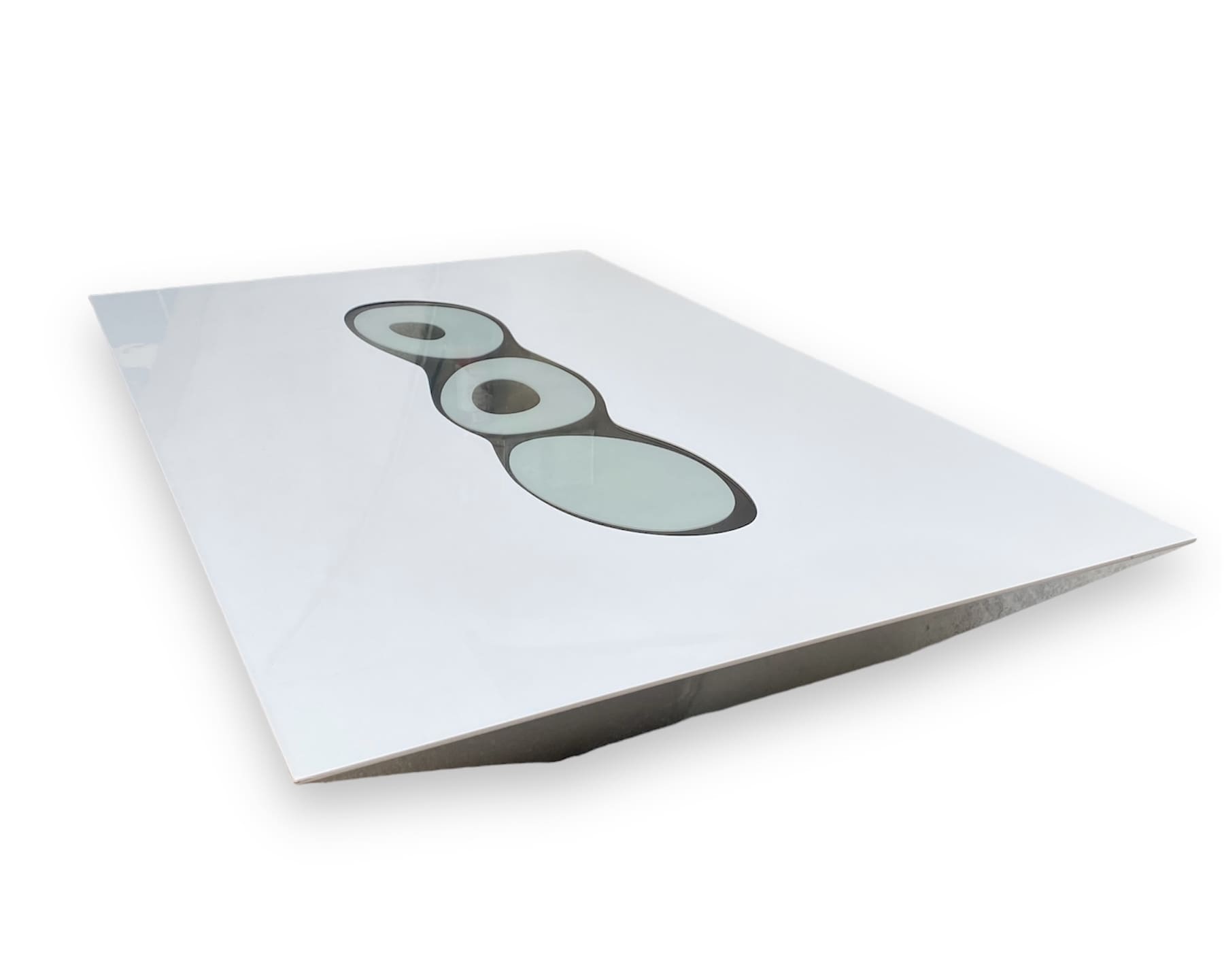 Table Basse Lumineuse Saazs Blanche en Édition Limitée