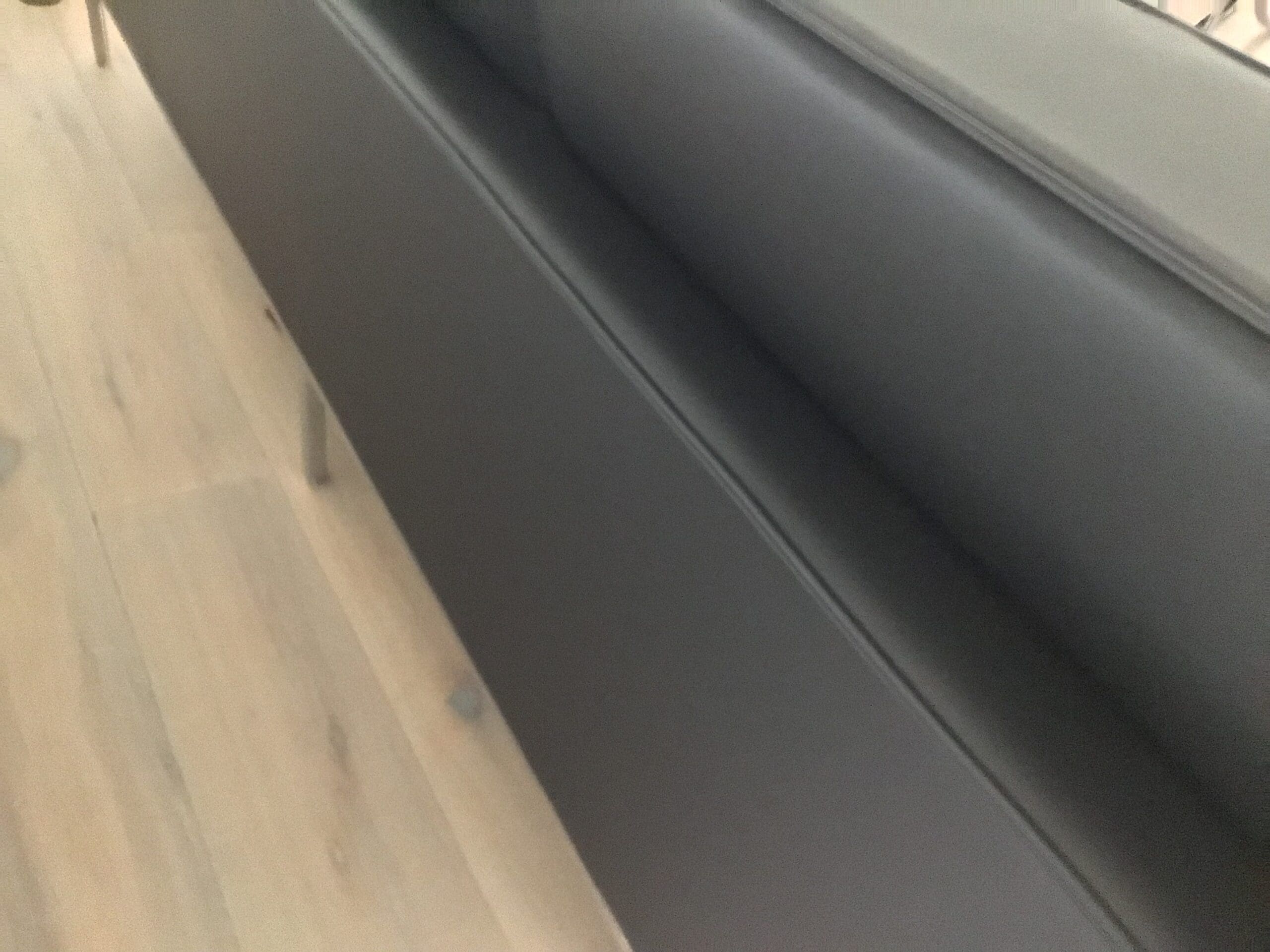 Canapé Florence Knoll en Cuir « Sabrina » Noir – Occasion Rare (2012)