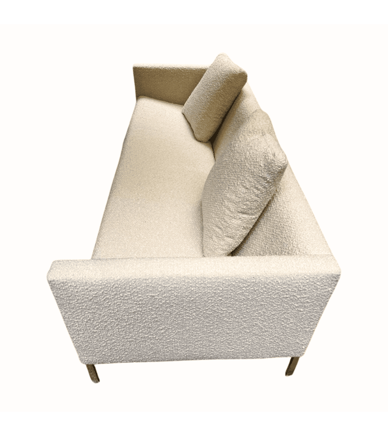 Canapé Pierre Paulin modèle 442 en bouclette écrue – Icône du design des années 60