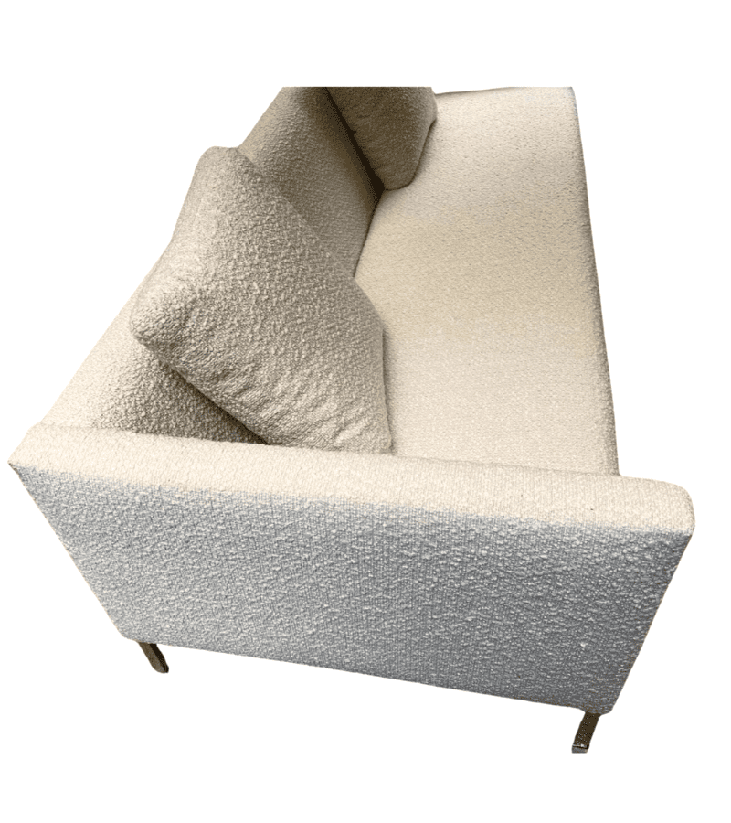 Canapé Pierre Paulin modèle 442 en bouclette écrue – Icône du design des années 60