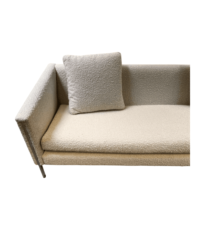 Canapé Pierre Paulin modèle 442 en bouclette écrue – Icône du design des années 60