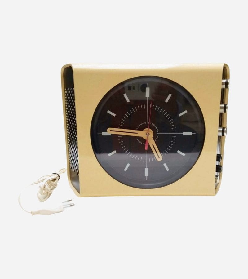Radio/horloge Europhon H30 par Adriano Rampoldi
