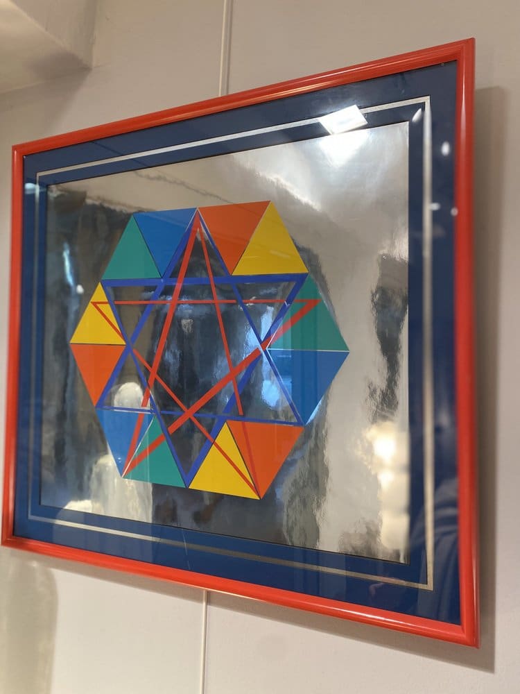 Yaacov Agam – Star of David – Abstract Illusionism, 1979 – Sérigraphie signée