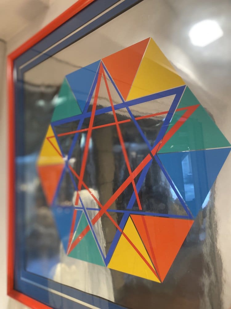 Yaacov Agam – Star of David – Abstract Illusionism, 1979 – Sérigraphie signée