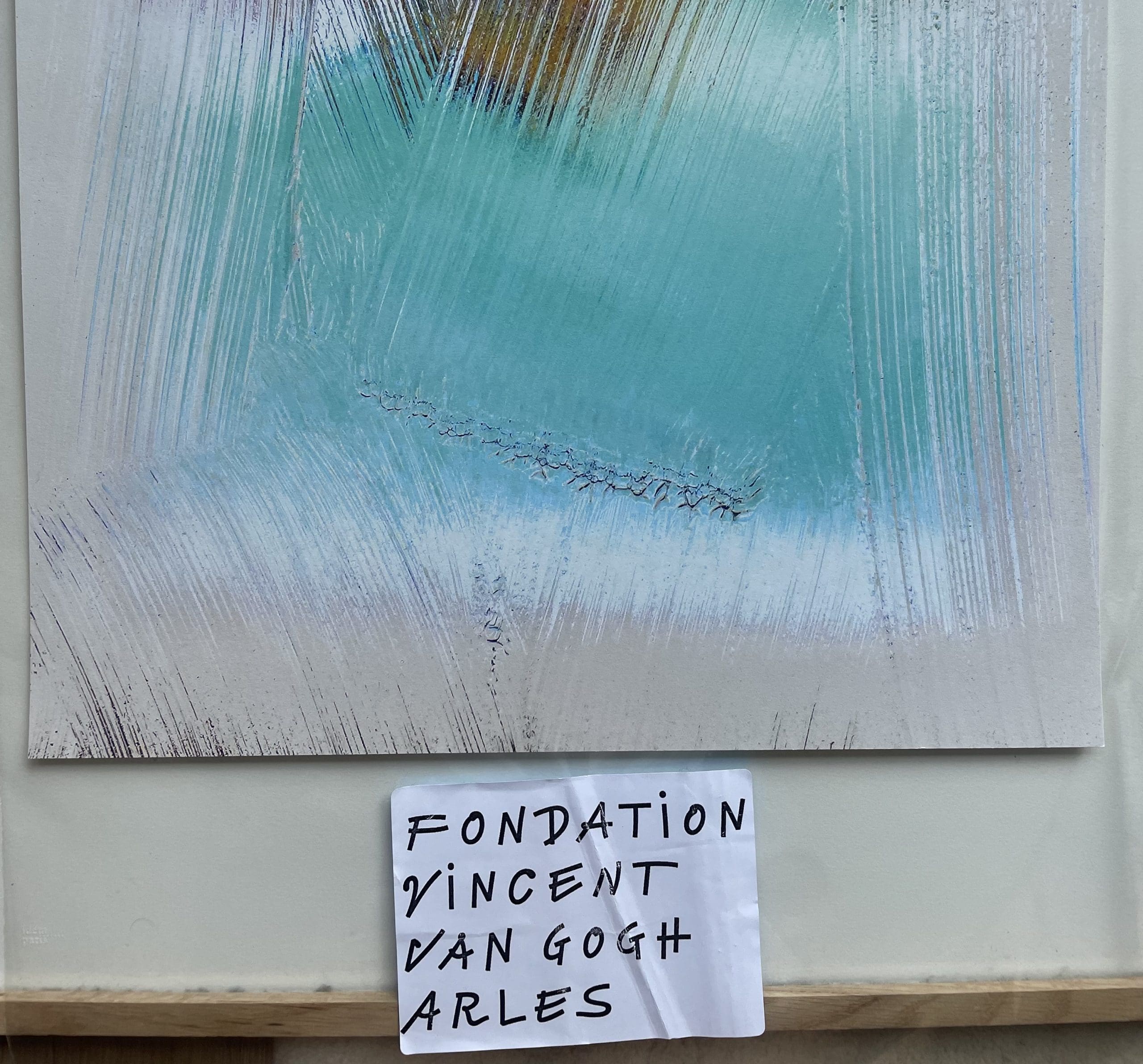 Bertrand Lavier, « Réflexion sur le ‘Self-Portrait’ de Vincent Van Gogh » (2014)
