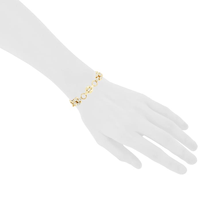 Bracelet Articulé Van Cleef & Arpels en Or Jaune et Diamants