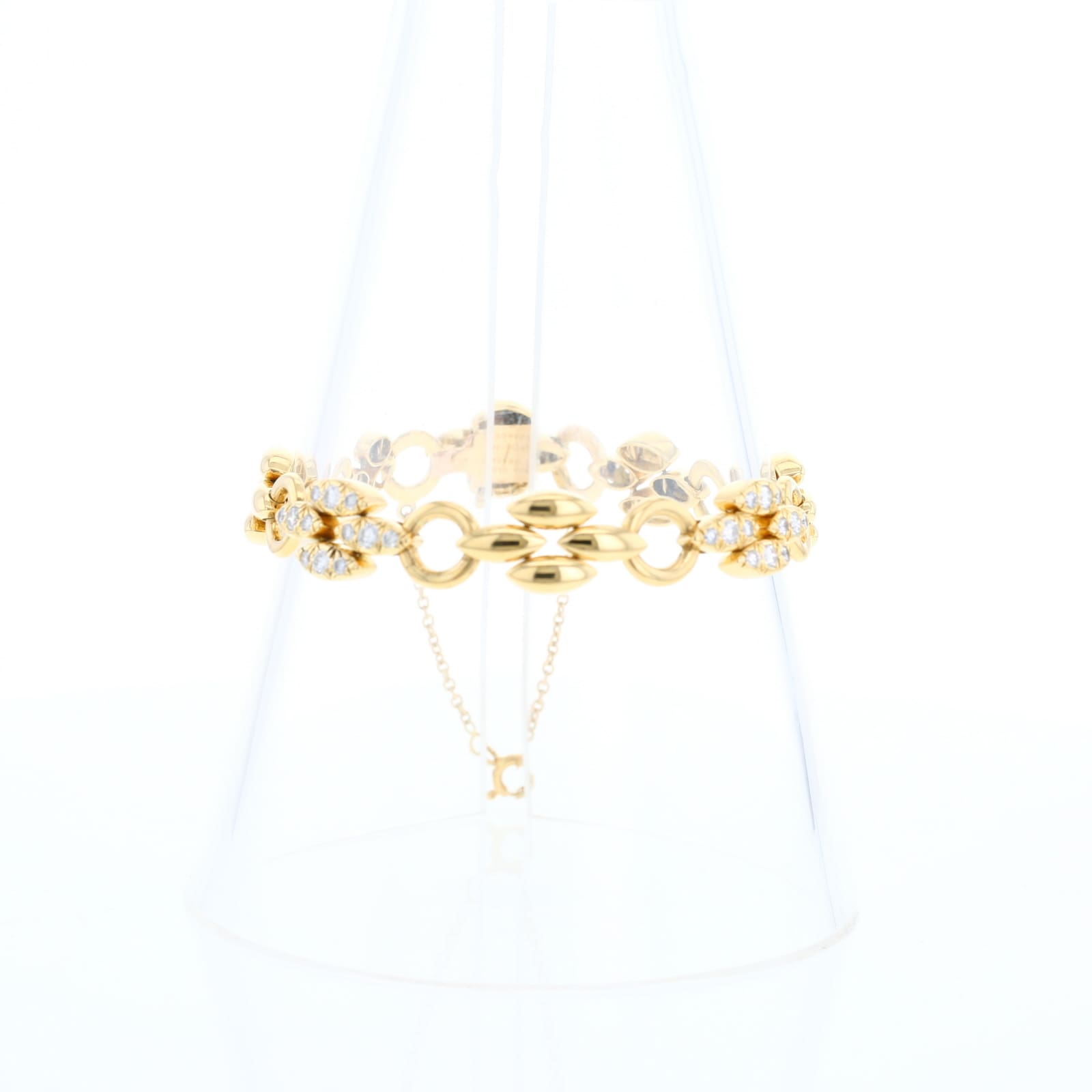 Bracelet Articulé Van Cleef & Arpels en Or Jaune et Diamants