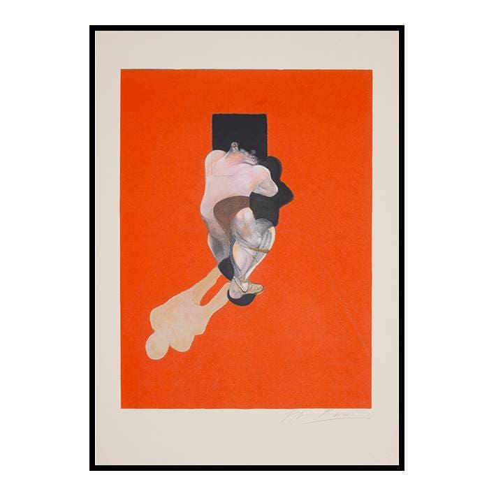 Francis Bacon, « Triptych » (Centre), 1983 – Lithographie en couleurs sur papier