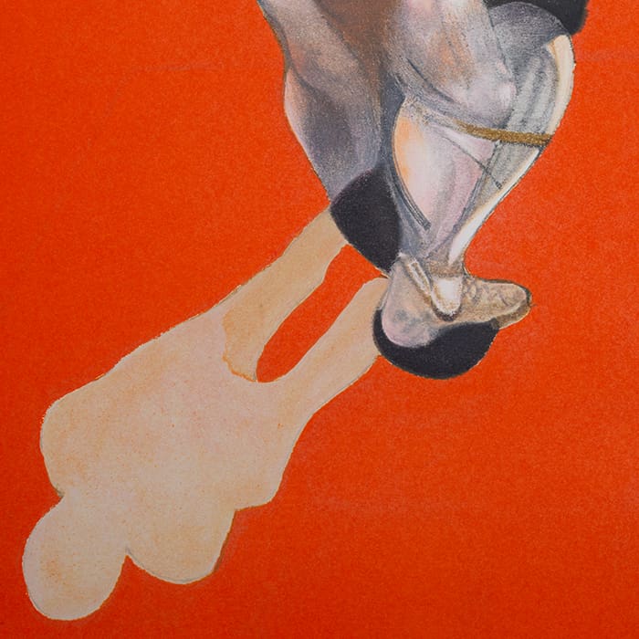 Francis Bacon, « Triptych » (Centre), 1983 – Lithographie en couleurs sur papier