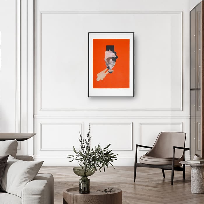Francis Bacon, « Triptych » (Centre), 1983 – Lithographie en couleurs sur papier
