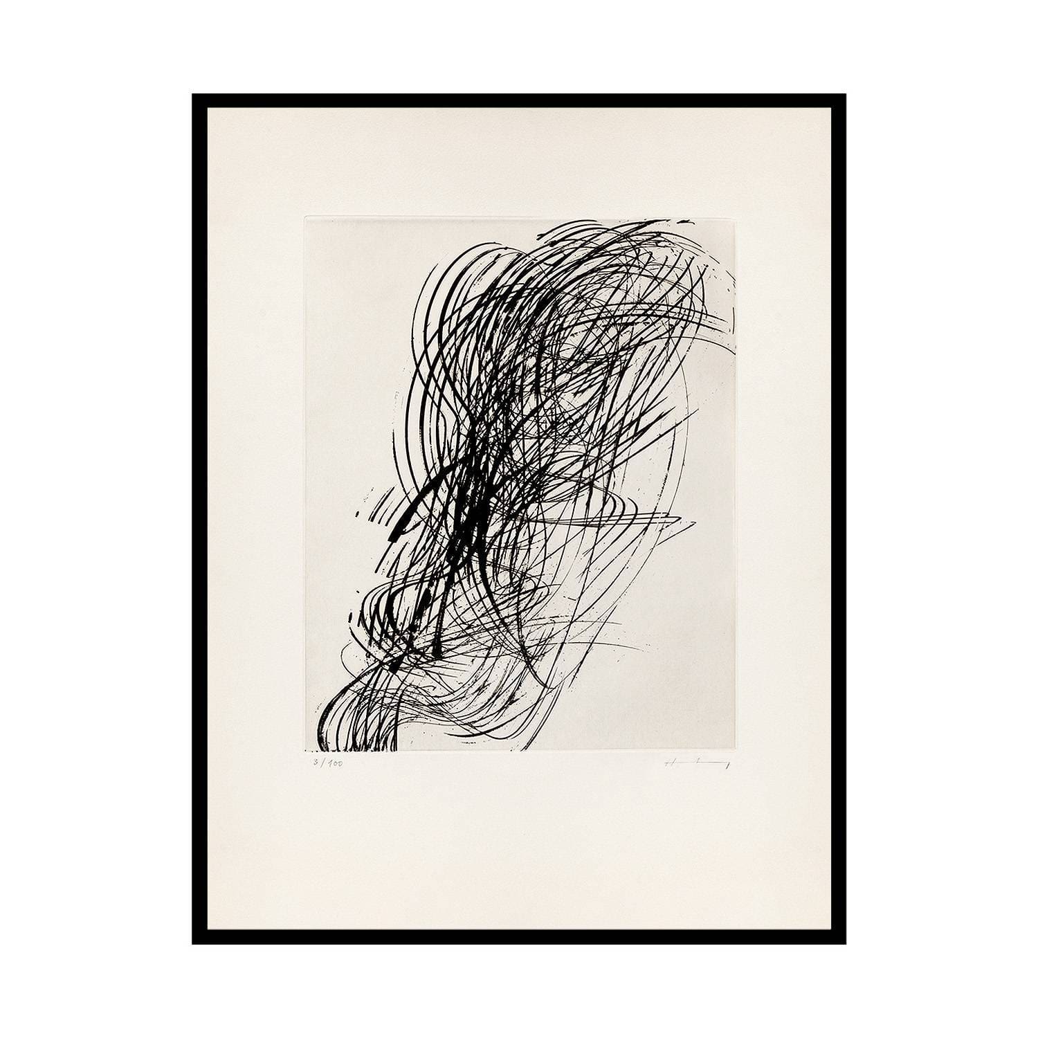 Hans Hartung, G 1973-2 (1973) – Estampe