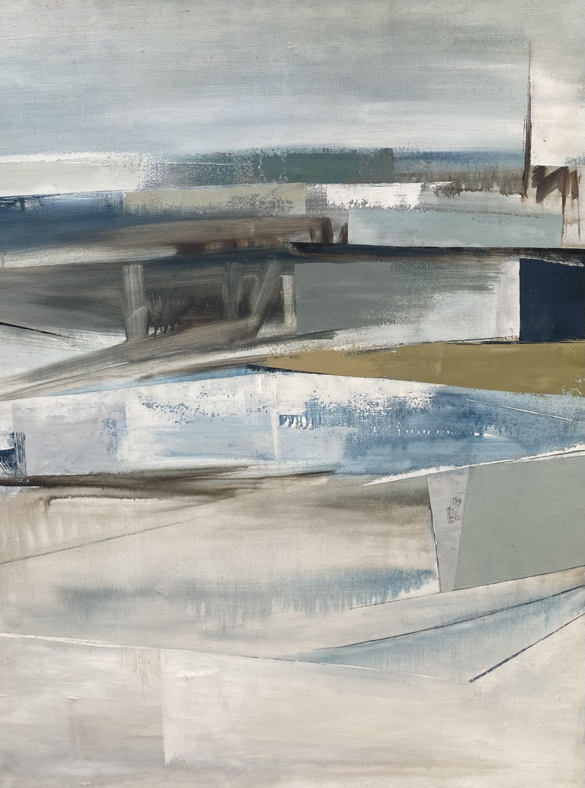 Acrylique sur Toile de Chiara Fiorini – « Voyage Nordique » (1982)