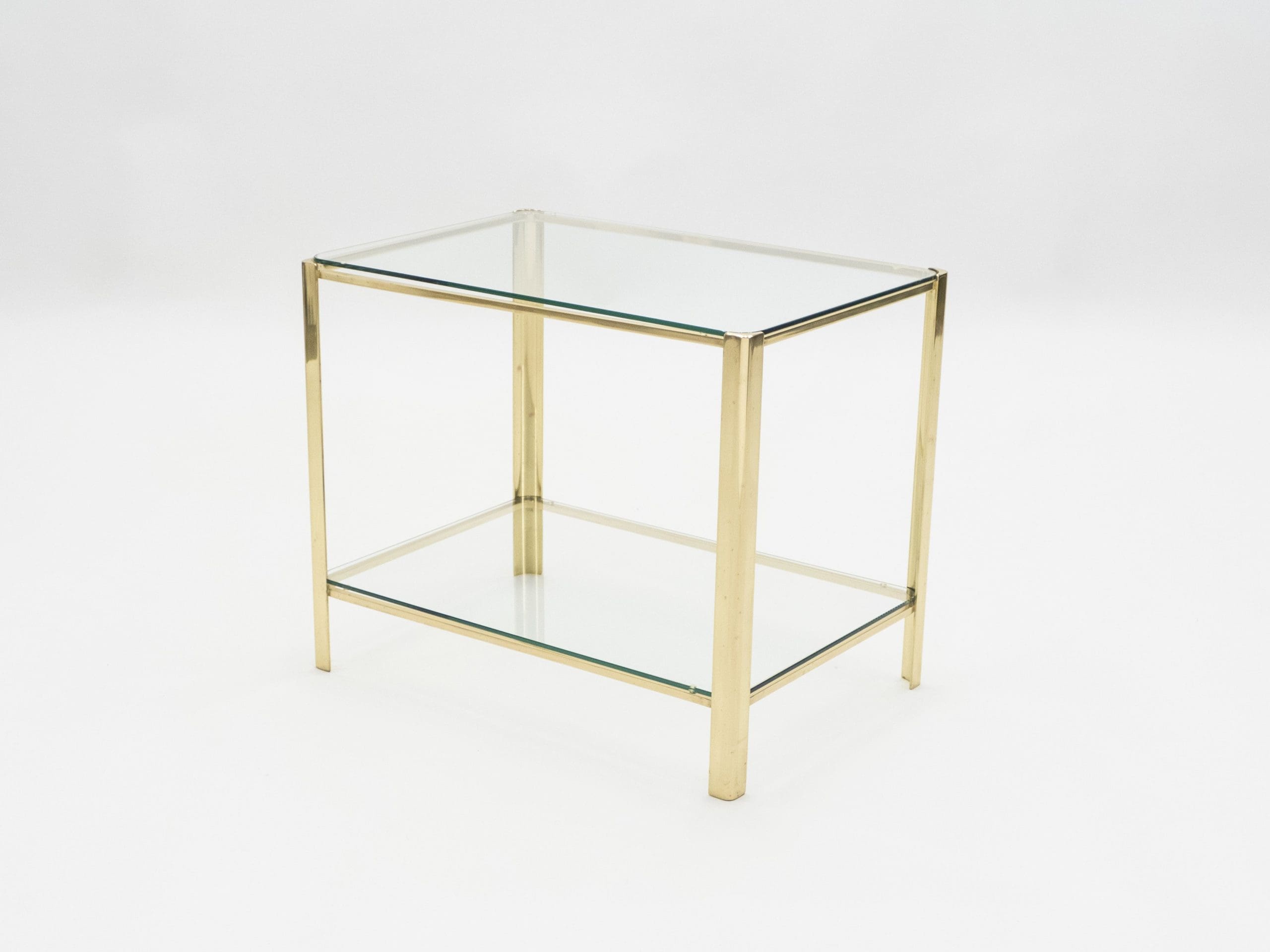 Table d’Appoint en Bronze par J.T. Lepelletier pour Broncz – Années 1960