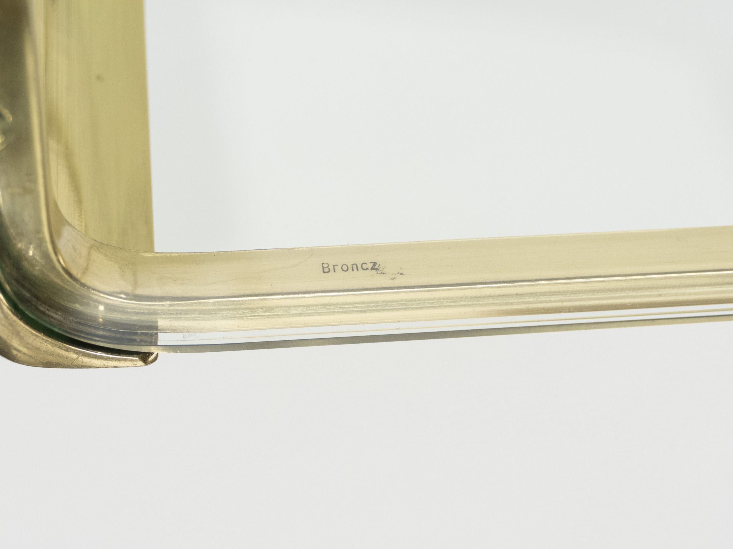 Table d’Appoint en Bronze par J.T. Lepelletier pour Broncz – Années 1960
