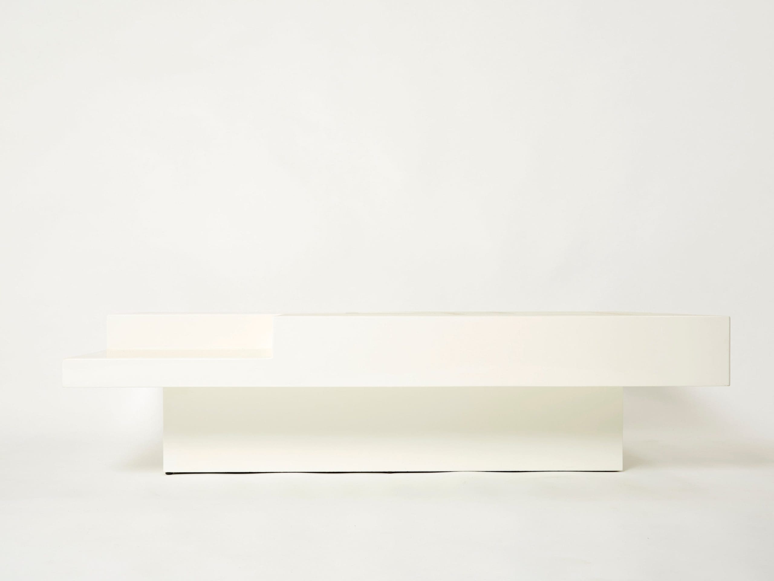 Table Basse Extra Large Antonio Pavia : Chef-d’œuvre Italien des Années 70