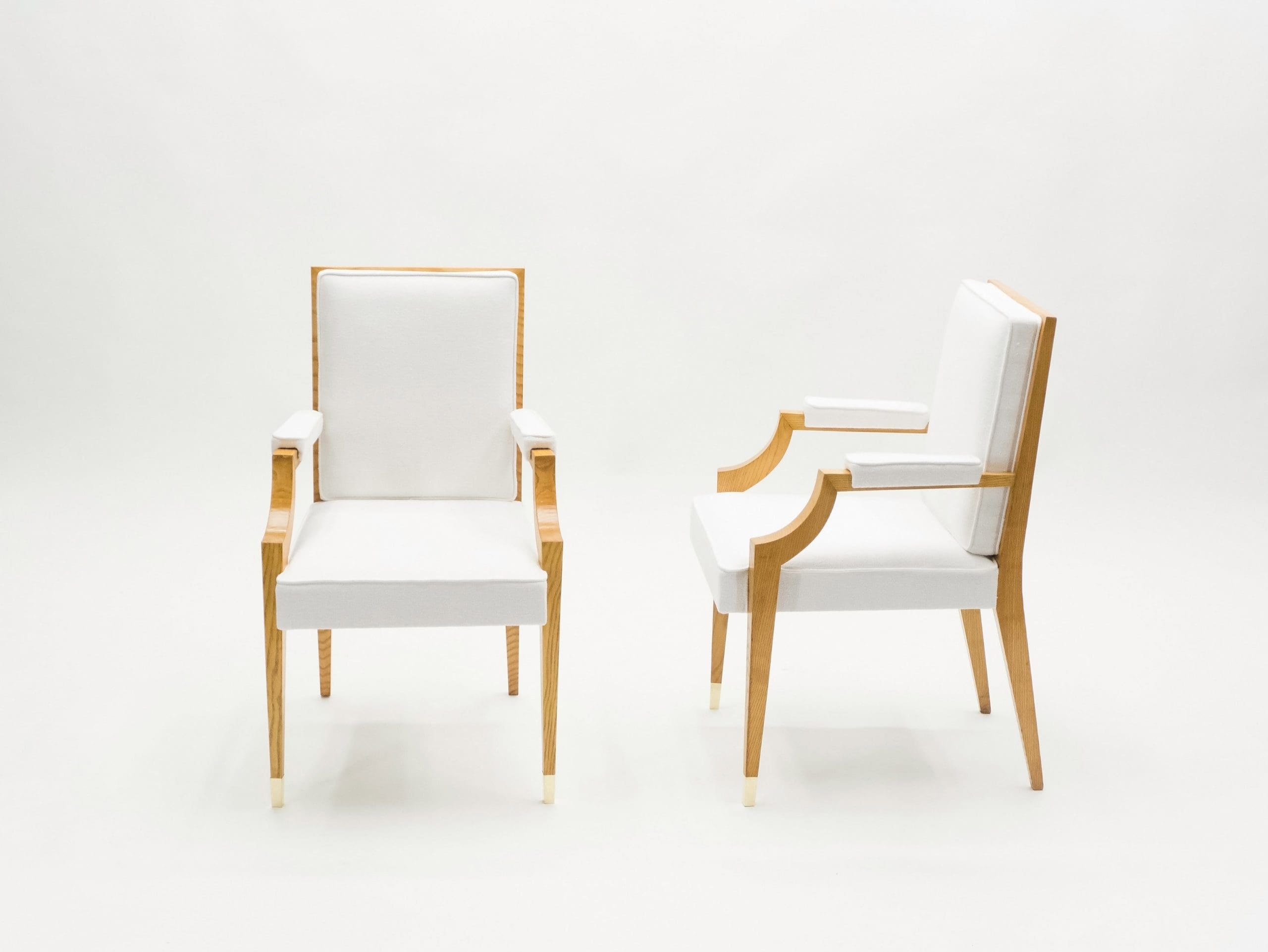 Élégantes Fauteuils Néoclassiques par André Arbus, 1940s