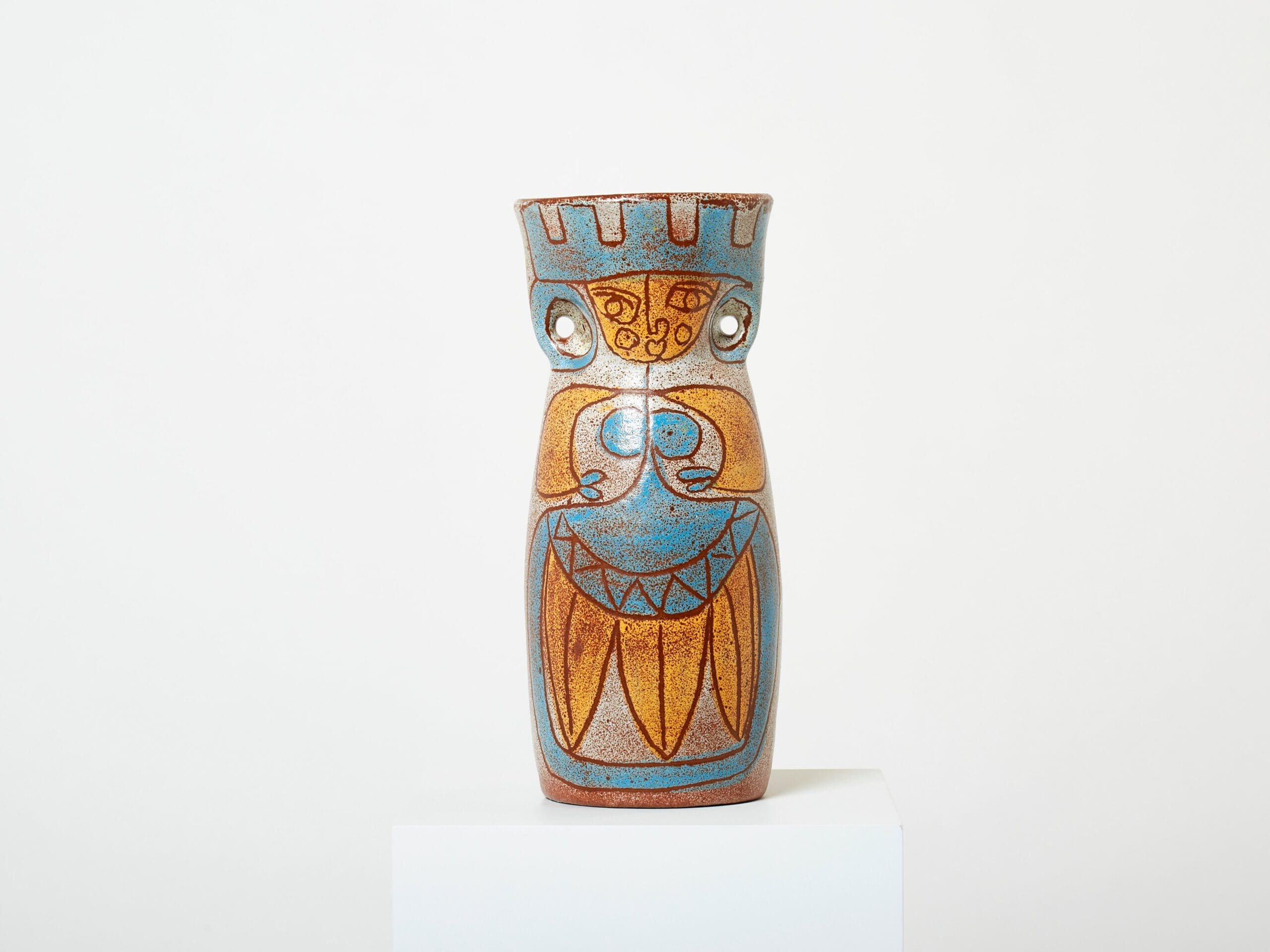Vase Accolay : Trésor de la Collection Maya des Années 50