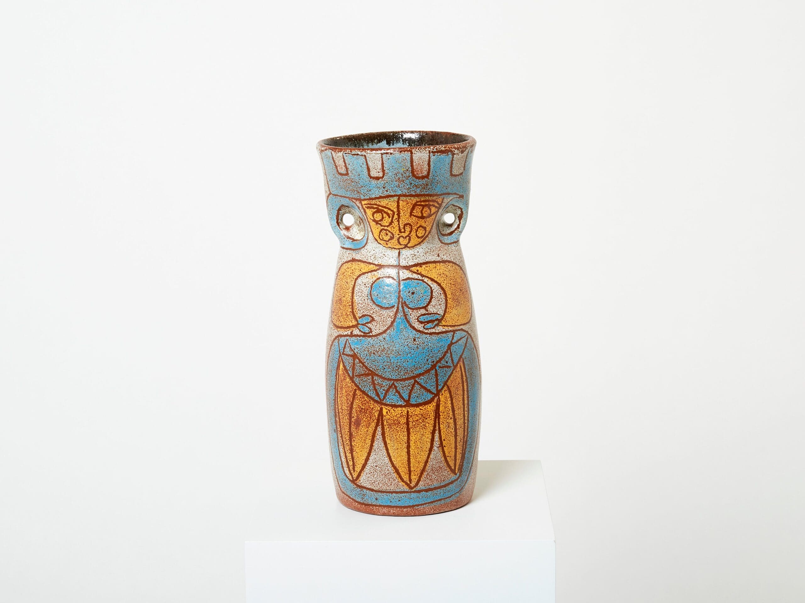 Vase Accolay : Trésor de la Collection Maya des Années 50