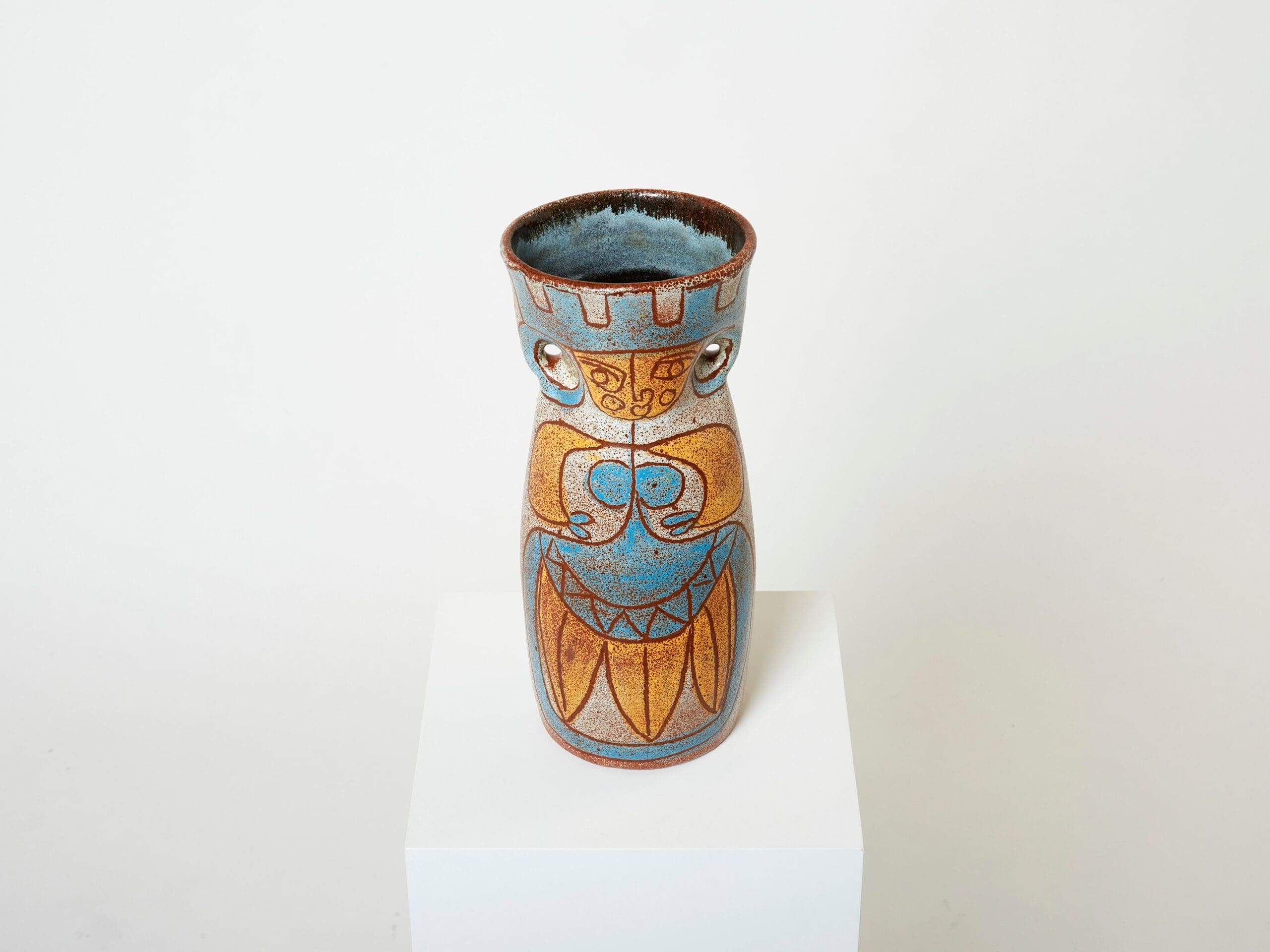 Vase Accolay : Trésor de la Collection Maya des Années 50