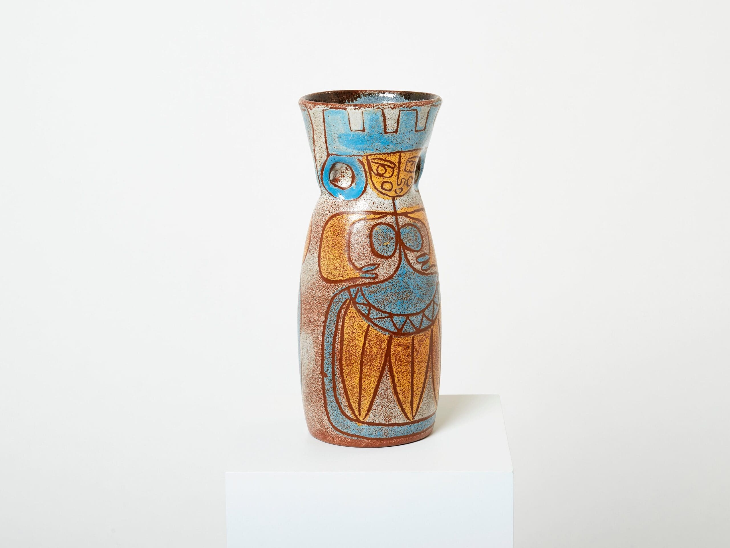 Vase Accolay : Trésor de la Collection Maya des Années 50