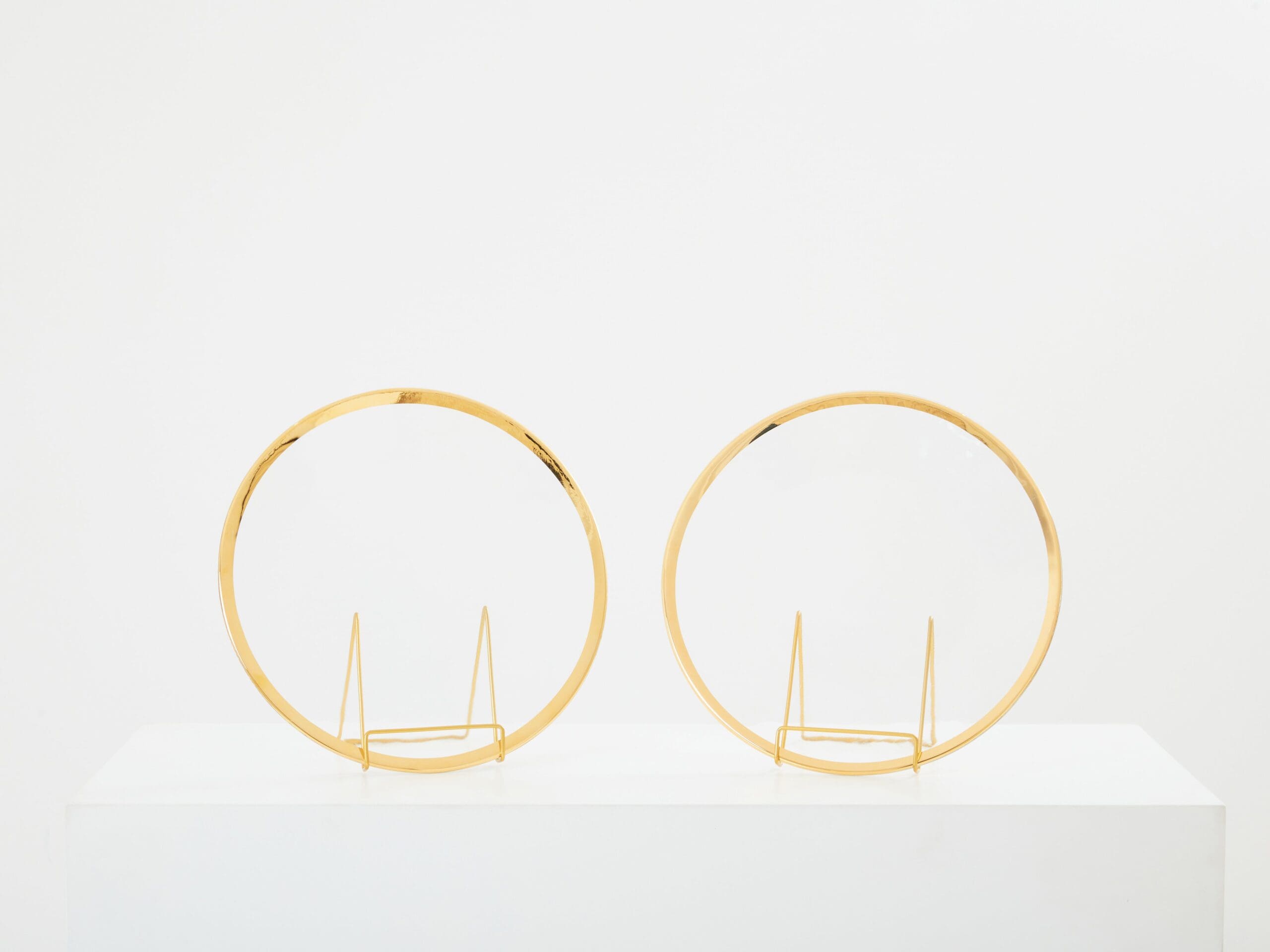 Archimede Seguso ensemble de douze assiettes en verre de Murano 1970