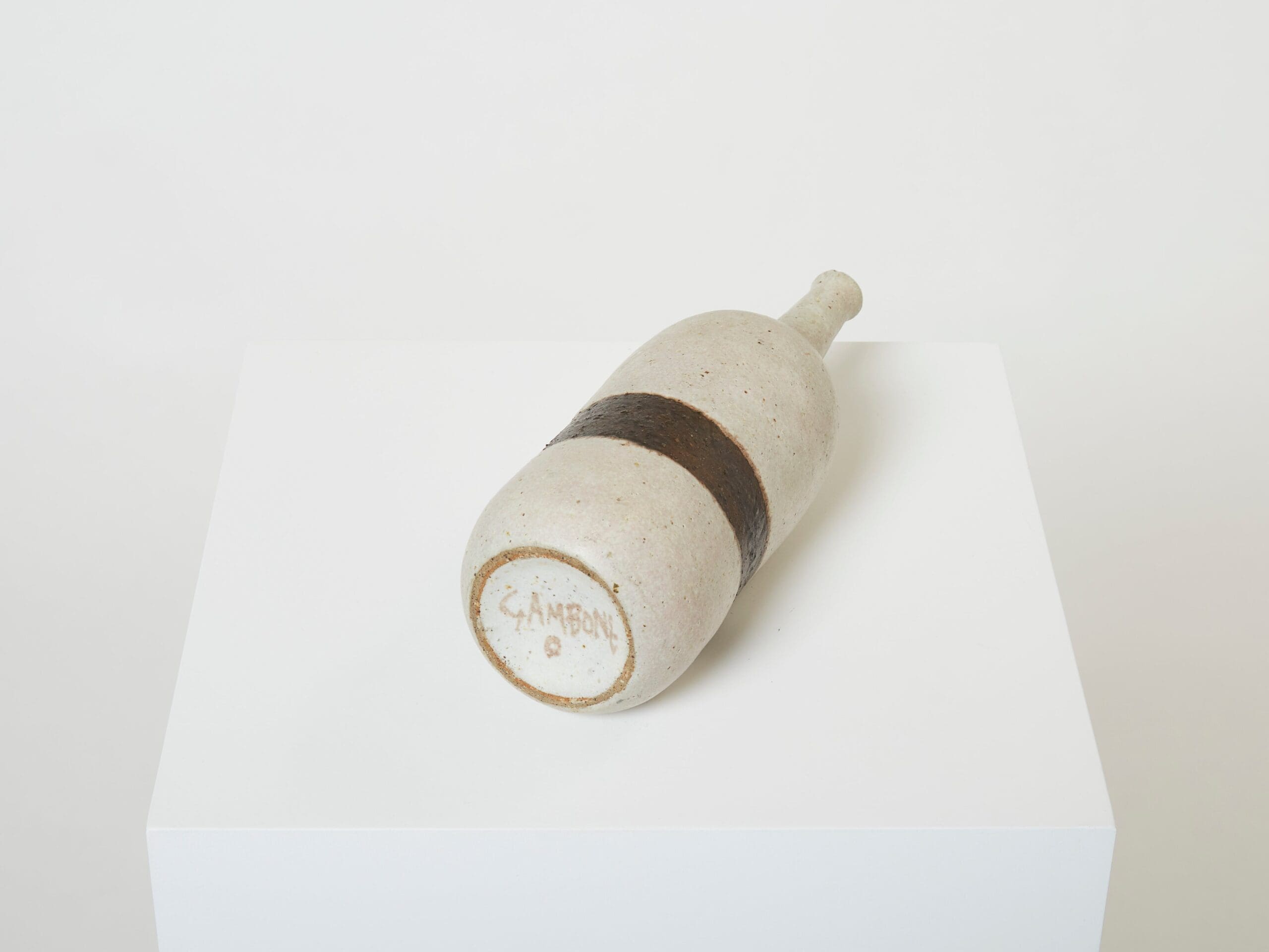 Vase en céramique émaillée par Bruno Gambone, années 1970