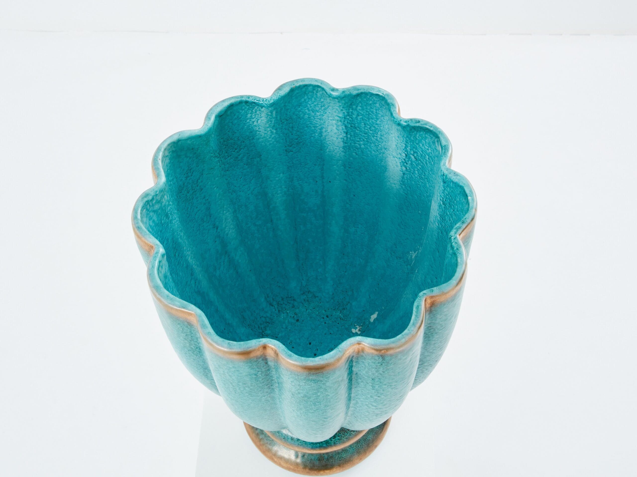 Vase en Céramique de Deruta par Gabriele Bicchioni, Années 1930