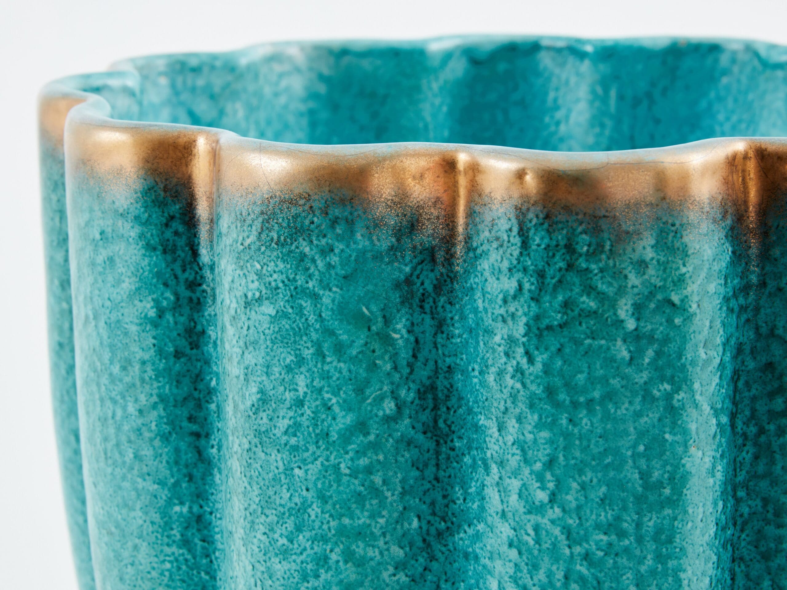 Vase en Céramique de Deruta par Gabriele Bicchioni, Années 1930